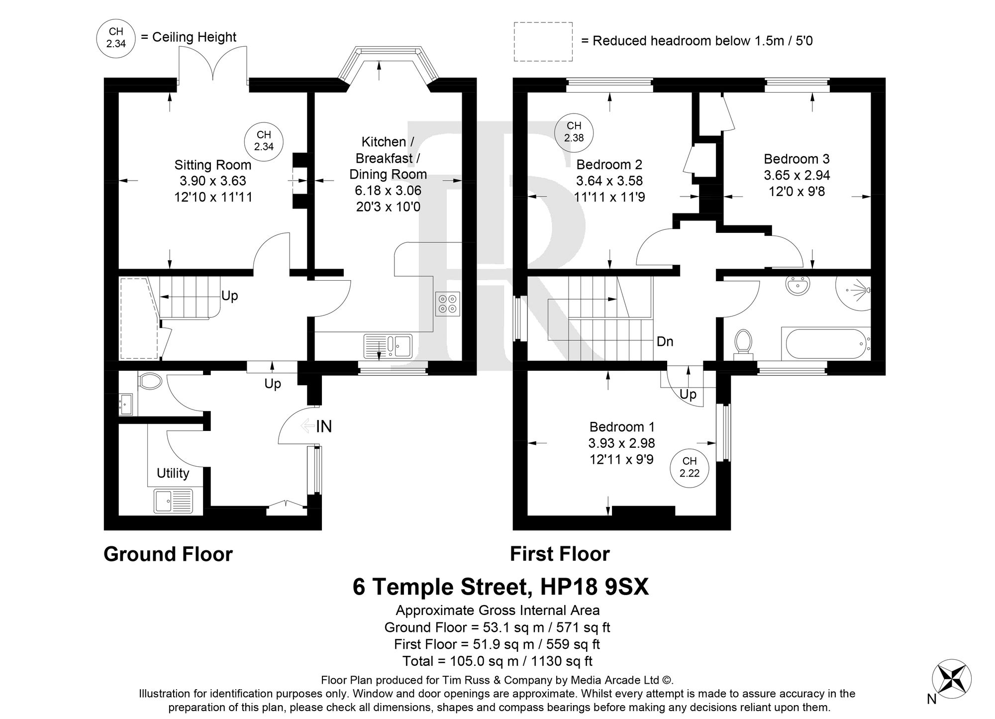6 Temple Street, BUCKINGHAMSHIRE floorplan