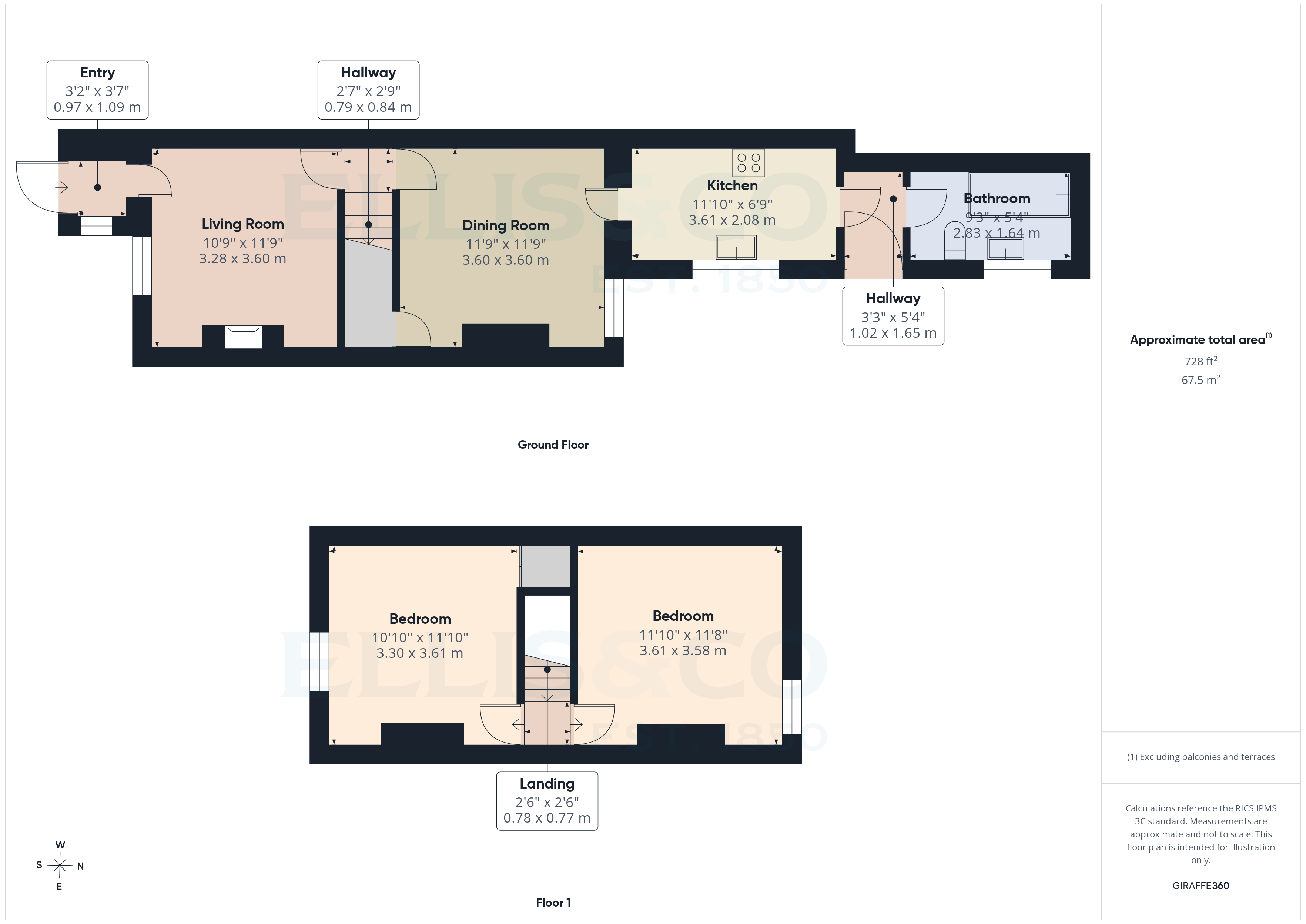 6, Priory Grove, Kent floorplan