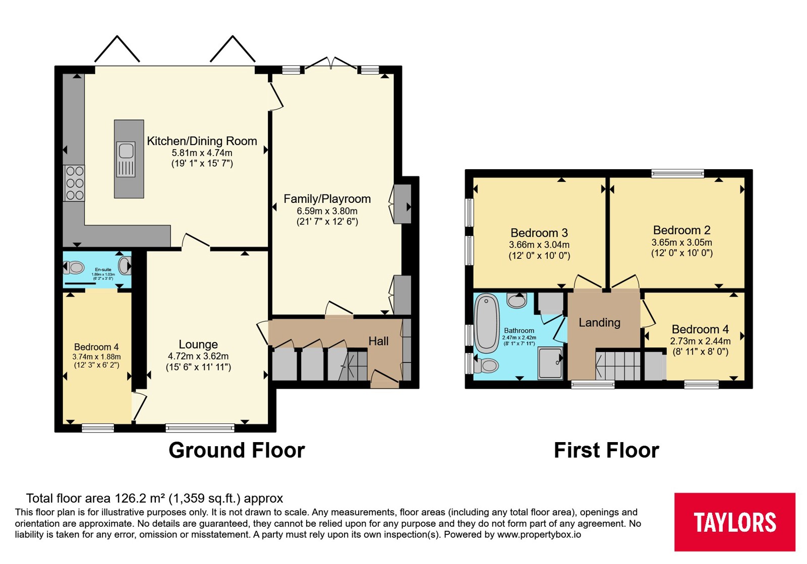 12, Thatchers End, Hertfordshire floorplan
