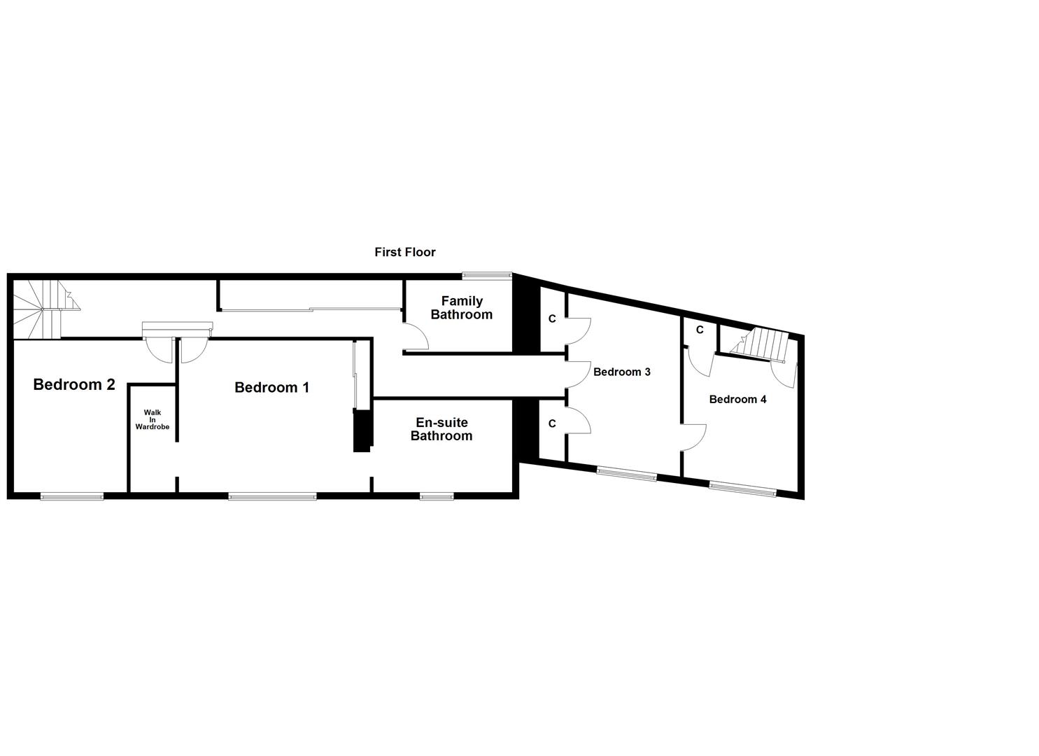 The Corner House, The Nook, Leicester floorplan