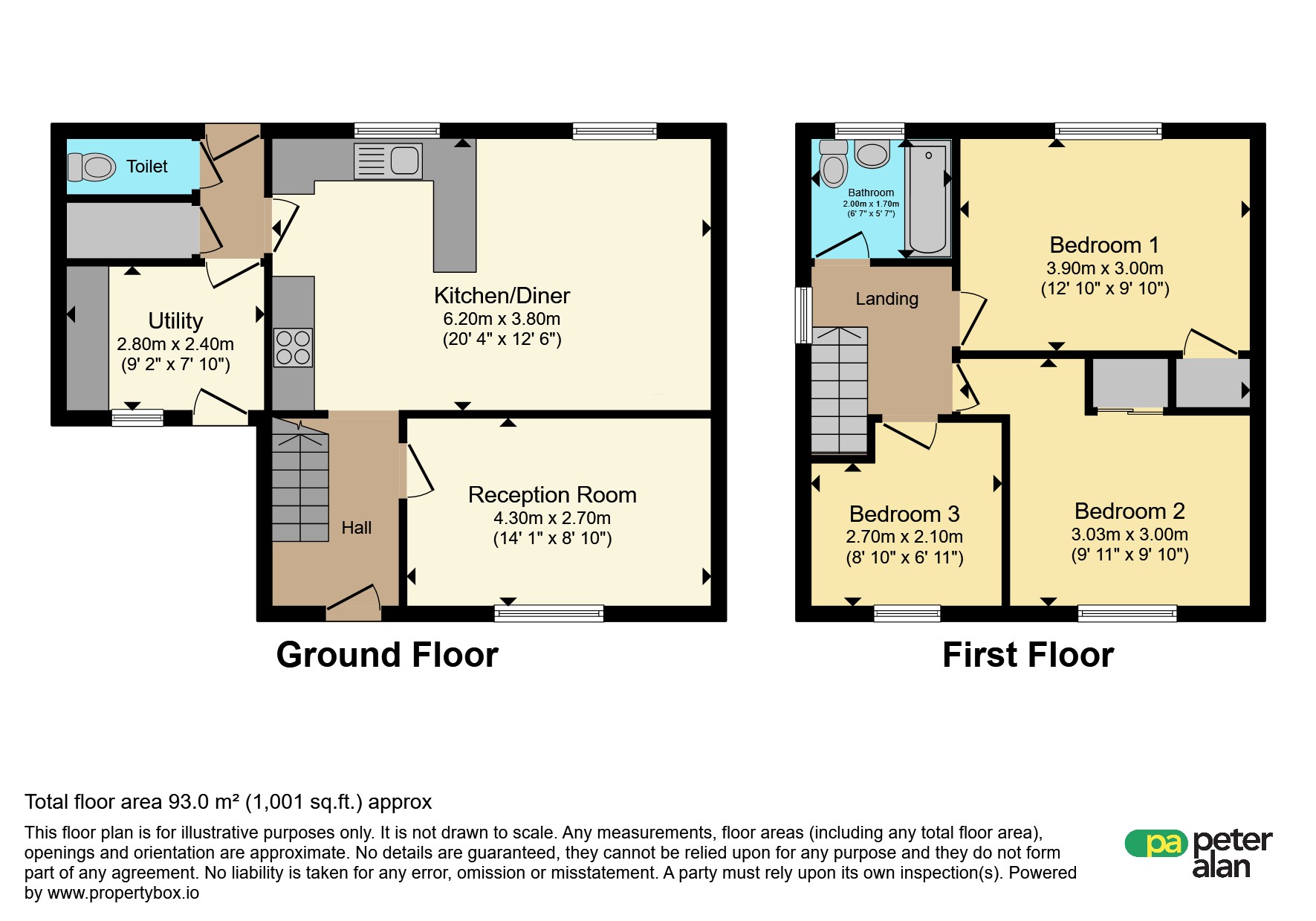 1, Willow Road, Pontyclun floorplan