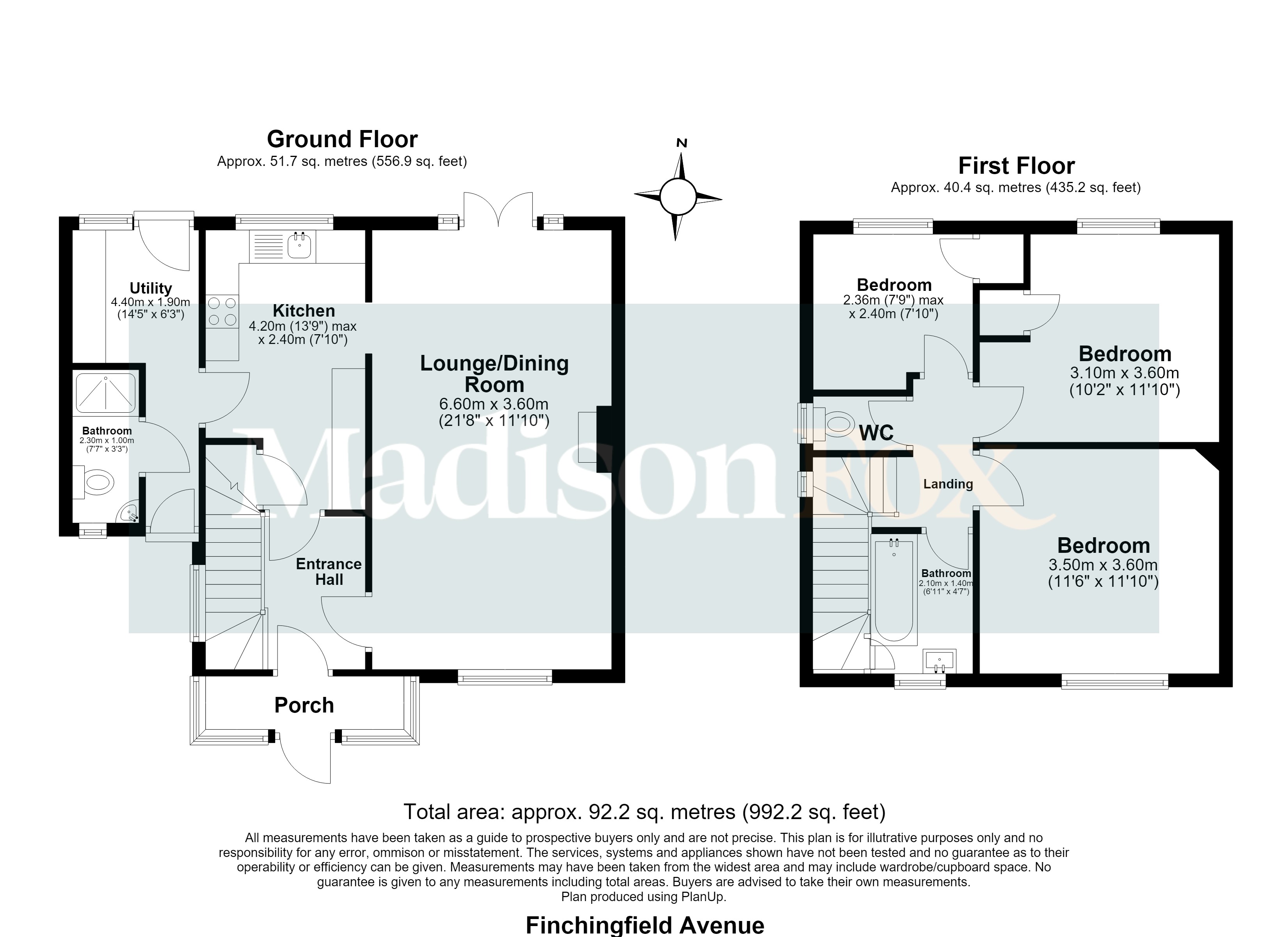 46, Finchingfield Avenue, Woodford Green floorplan