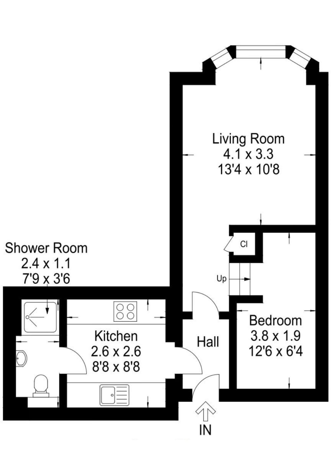 Flat 3, temperance house, Lint rigg, Lint Rigg , Falkirk floorplan