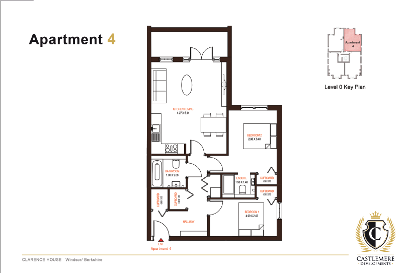Clarence Road, Windsor, Berkshire SL4, 2 bedroom flat for sale