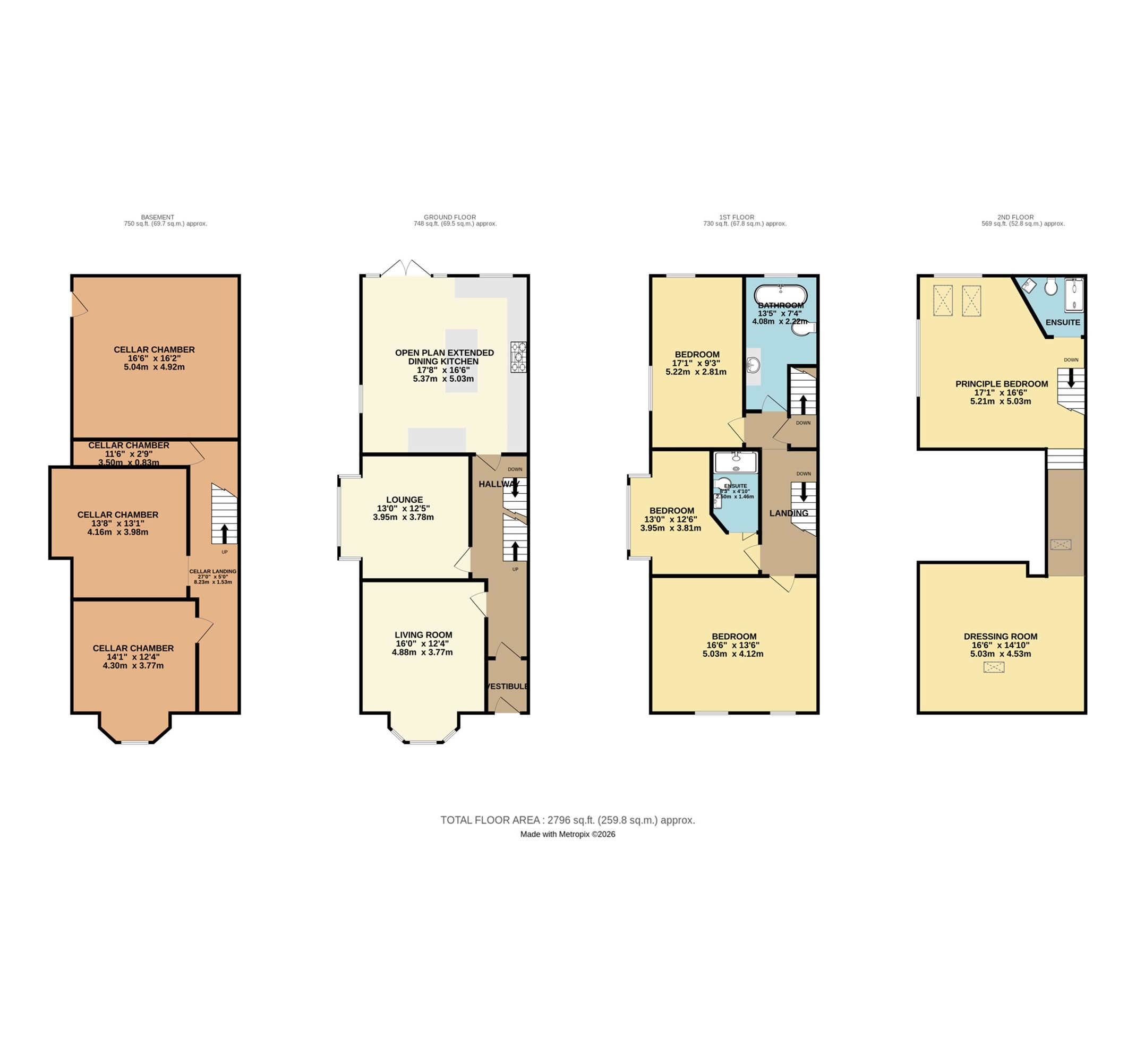 17, Priestnall Road, Cheshire floorplan