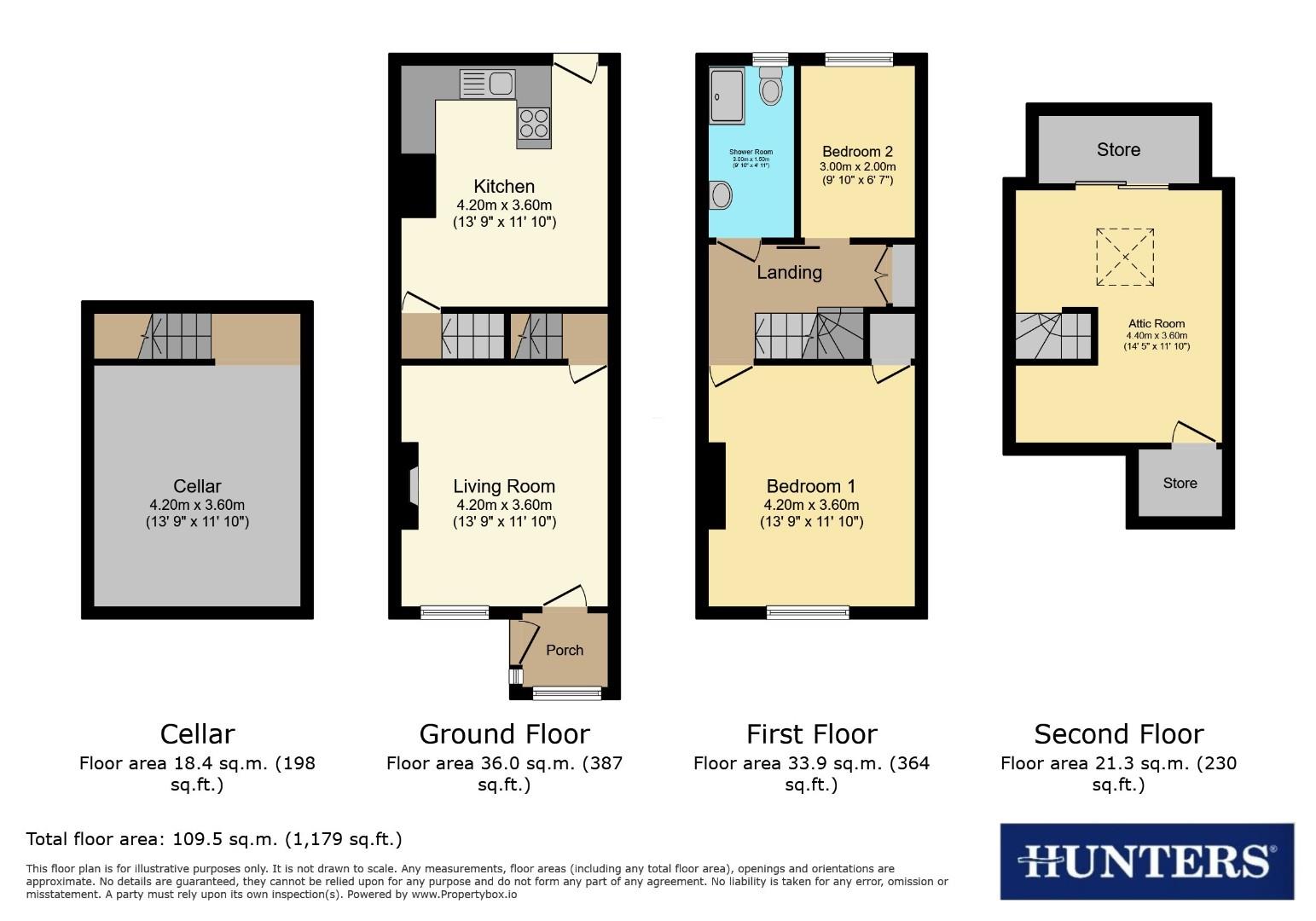 68, Church Street, Sheffield floorplan