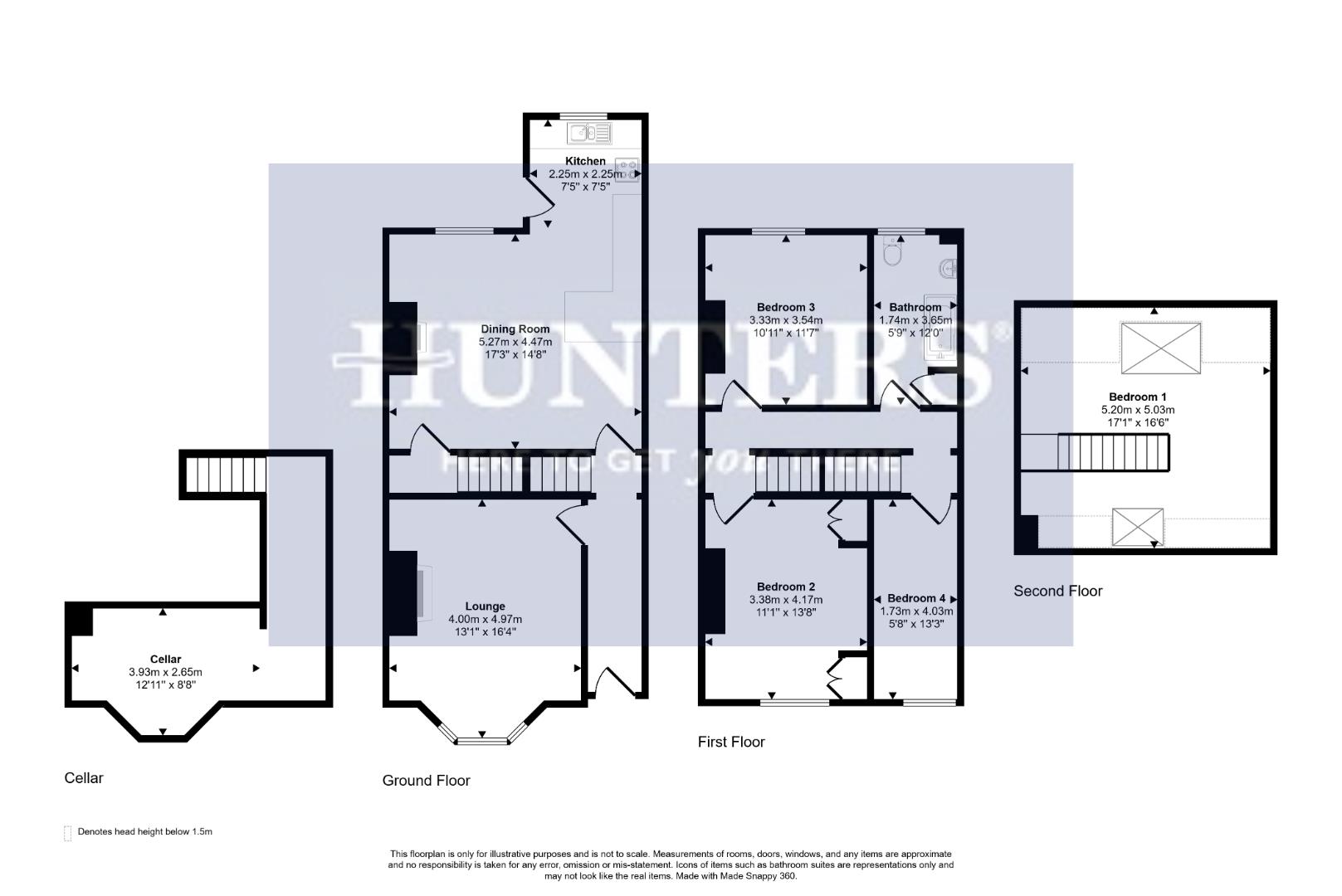 58, Oakleigh Road, Bradford floorplan