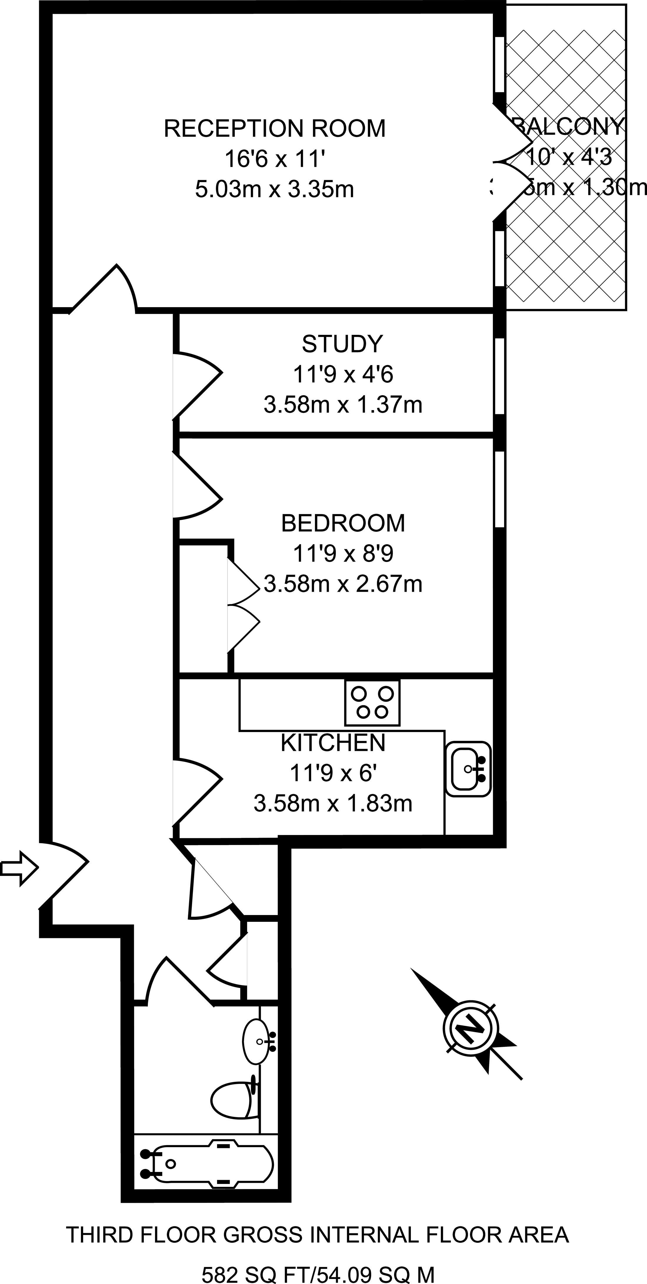 1 Bedrooms Flat to rent in St Davids Square, Isle Of Dogs E14