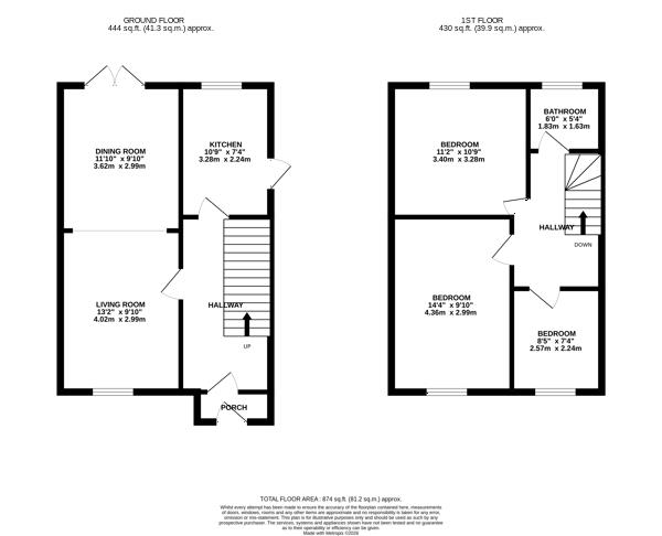 26, Spooners Drive, St. Albans floorplan