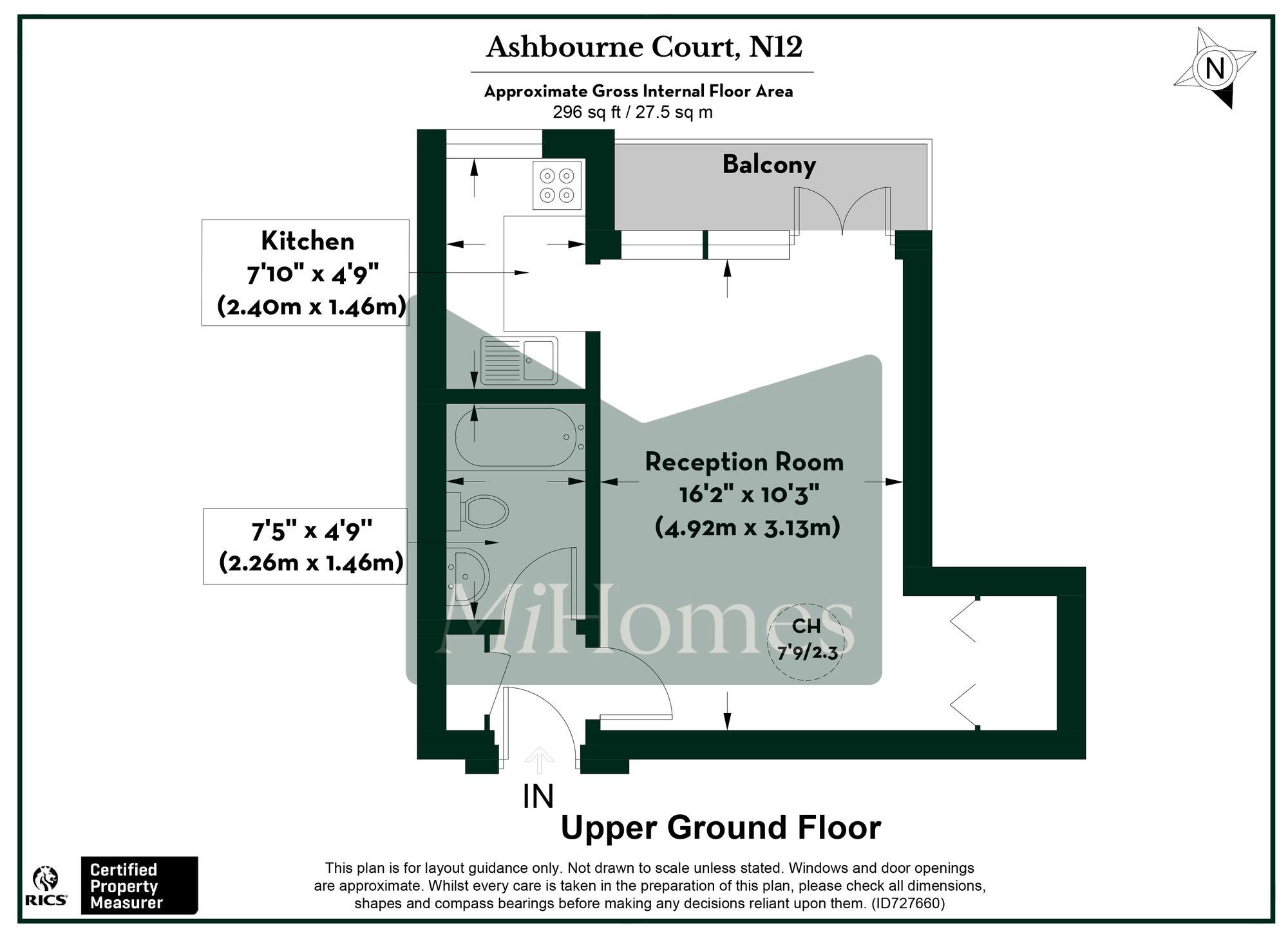 Ashbourne Close, London floorplan