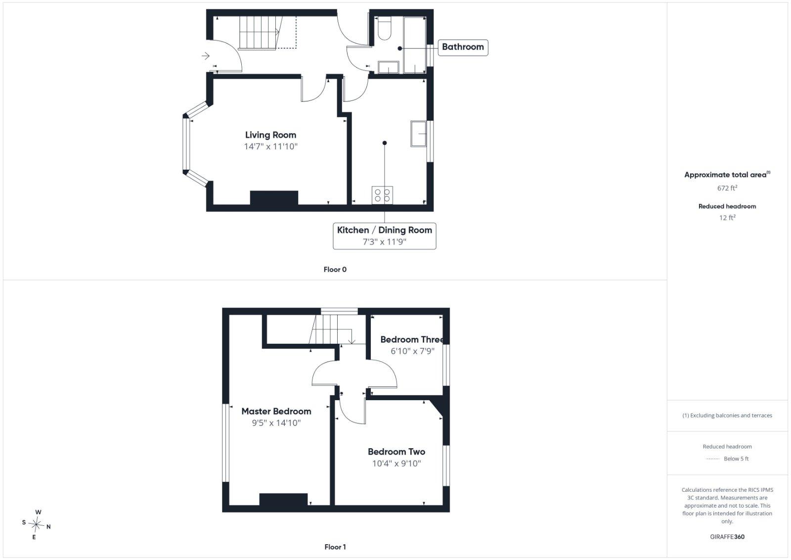 3, Blagdon Road, Reading floorplan