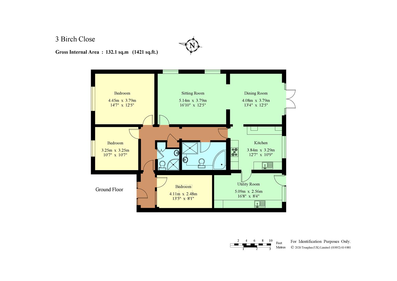 3, Birch Close, Hildenborough Tonbridge floorplan