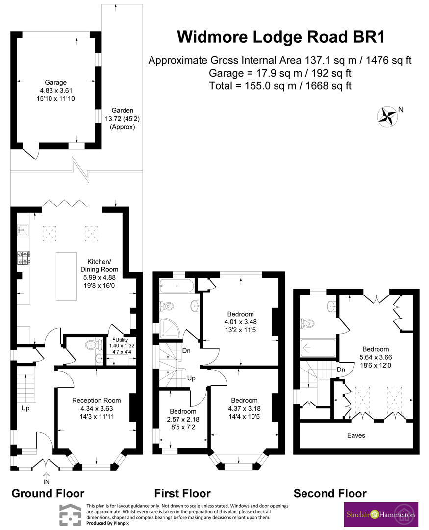 61, Widmore Lodge Road, Bromley floorplan