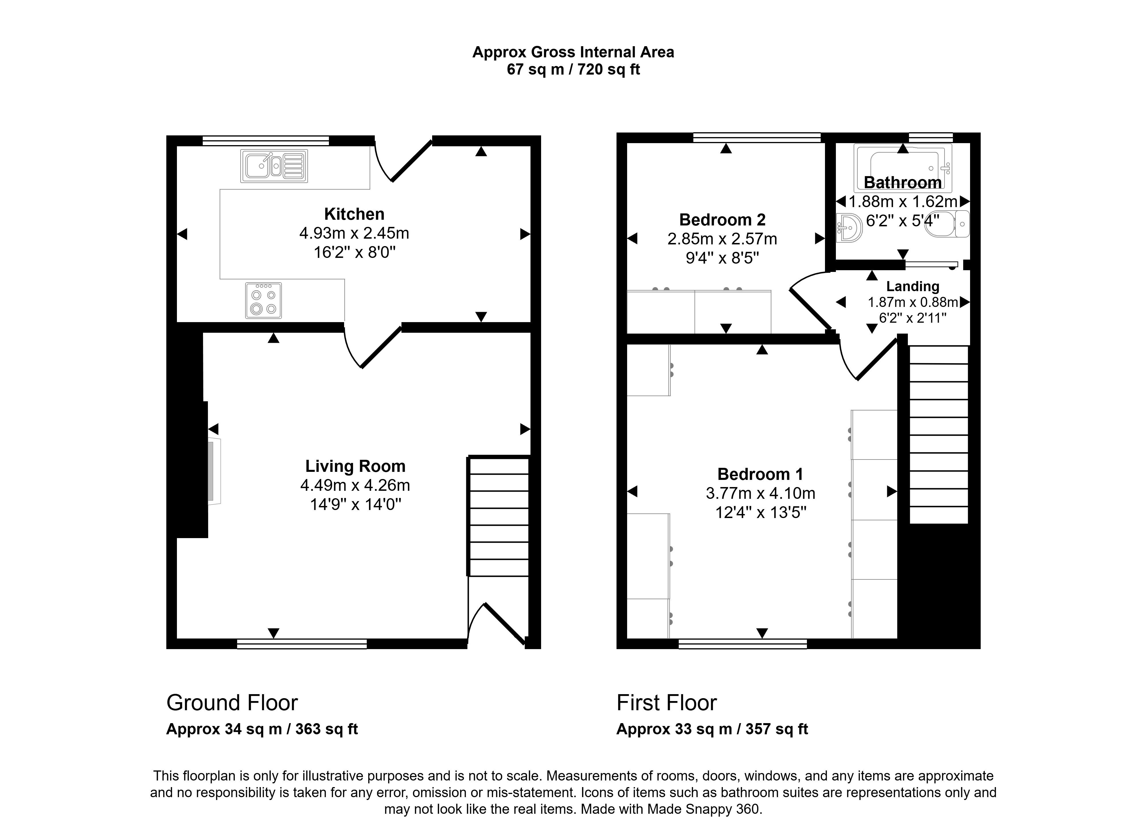 10, Low Graham Street, Durham floorplan