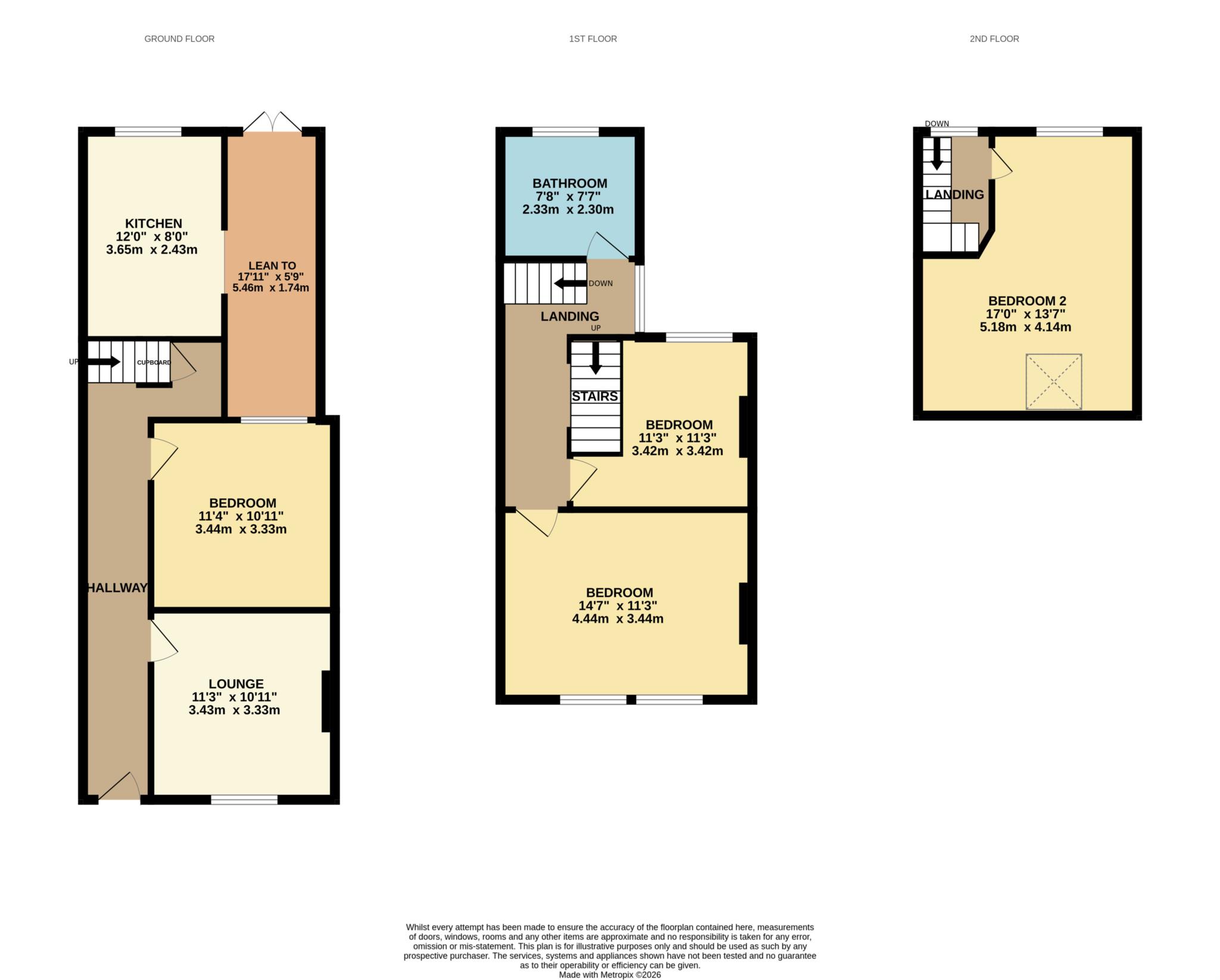 Donnington Gardens, Reading floorplan