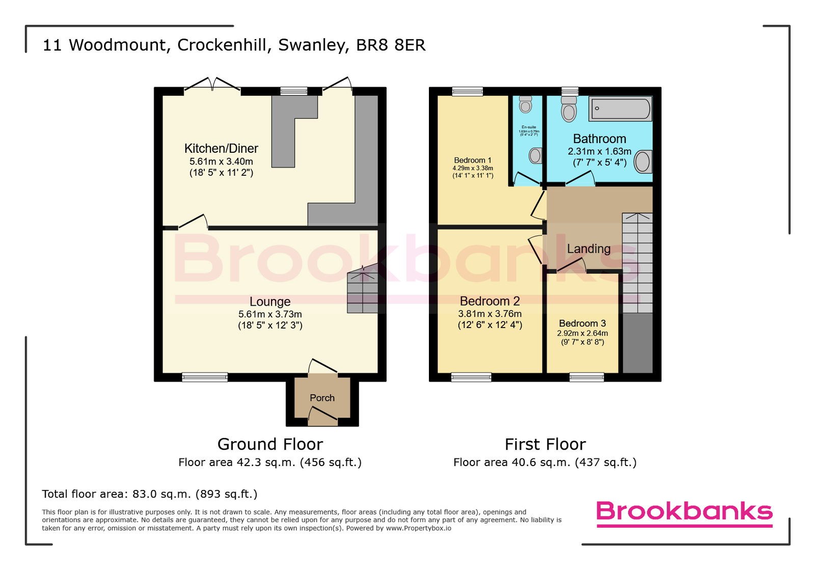 11, Woodmount, Swanley floorplan