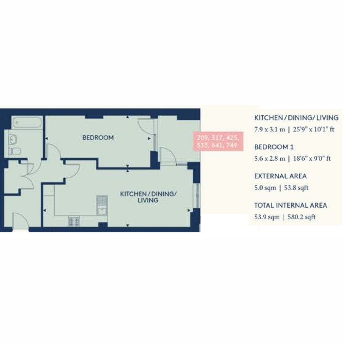 Bollo Lane, London floorplan