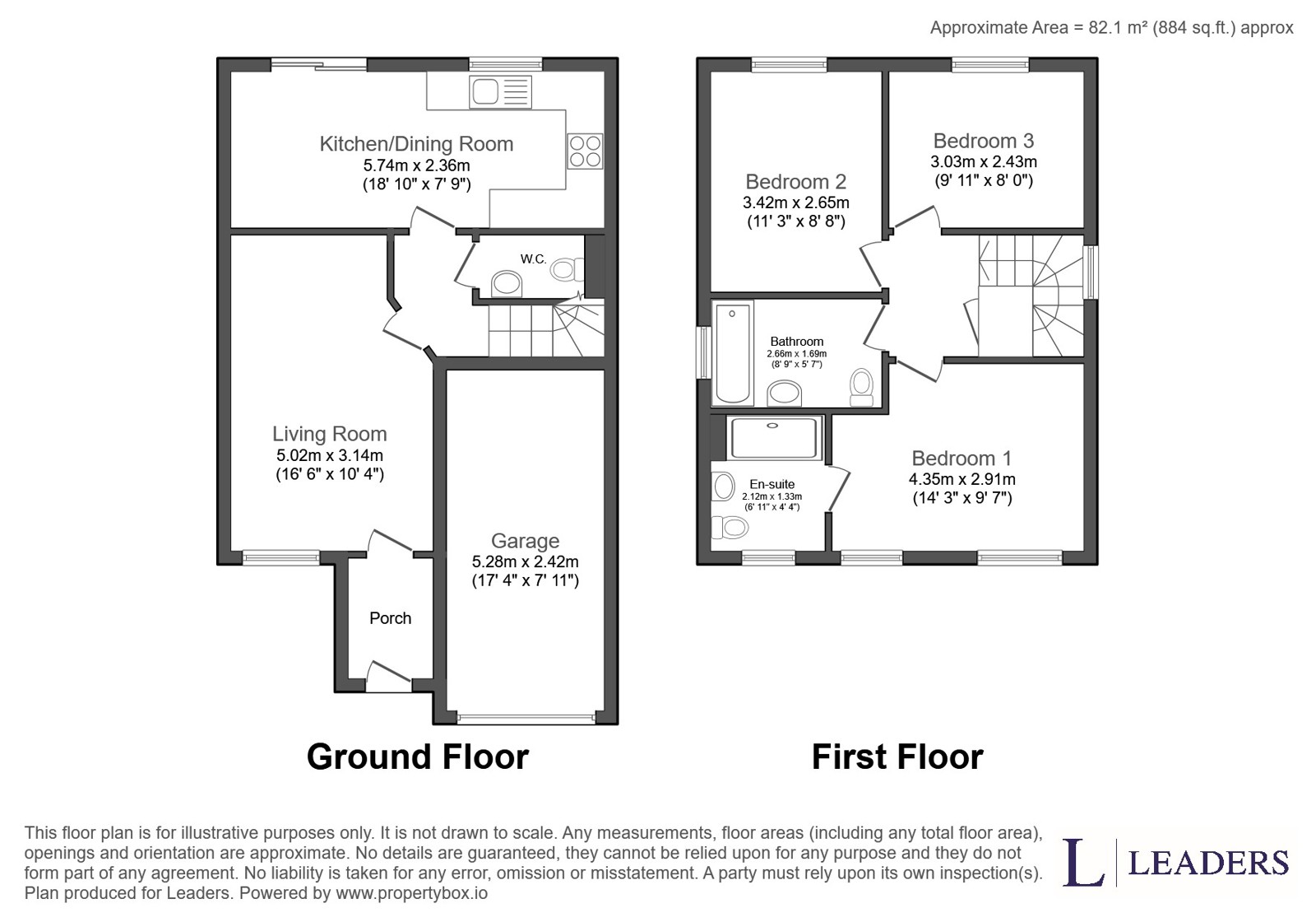 8, Kenneth Bradshaw Close, West Midlands floorplan