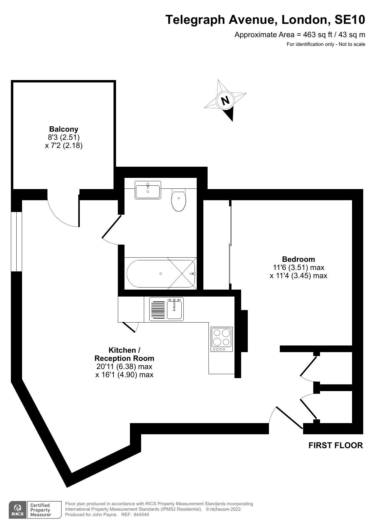 Telegraph Avenue, London floorplan
