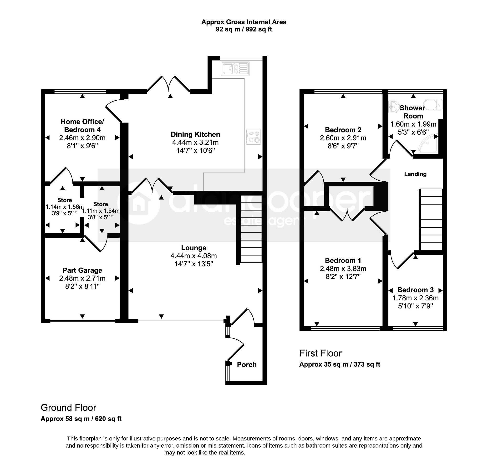 77, Fair Isle Drive, Warwickshire floorplan