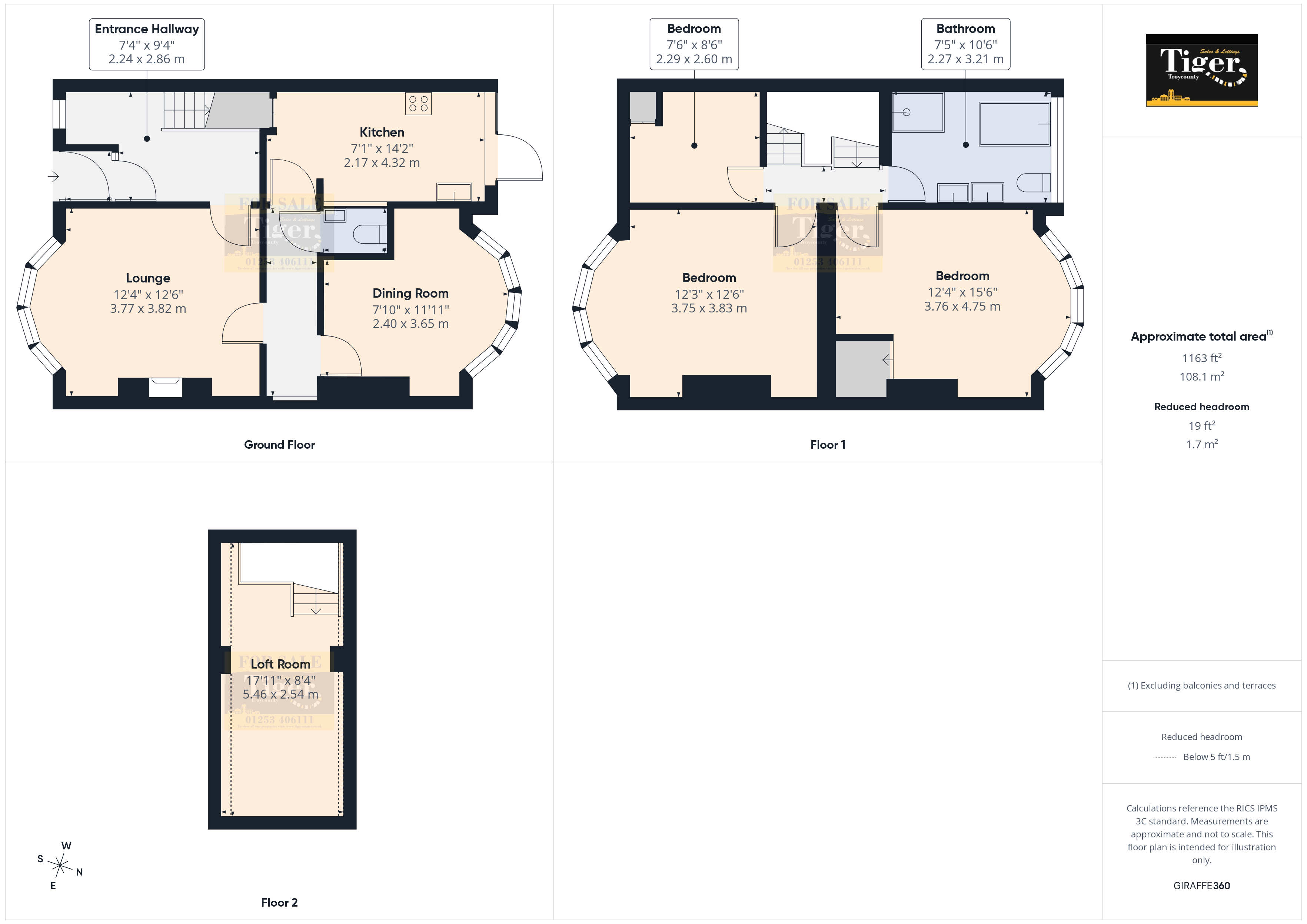 11, Leckhampton Road, Blackpool floorplan