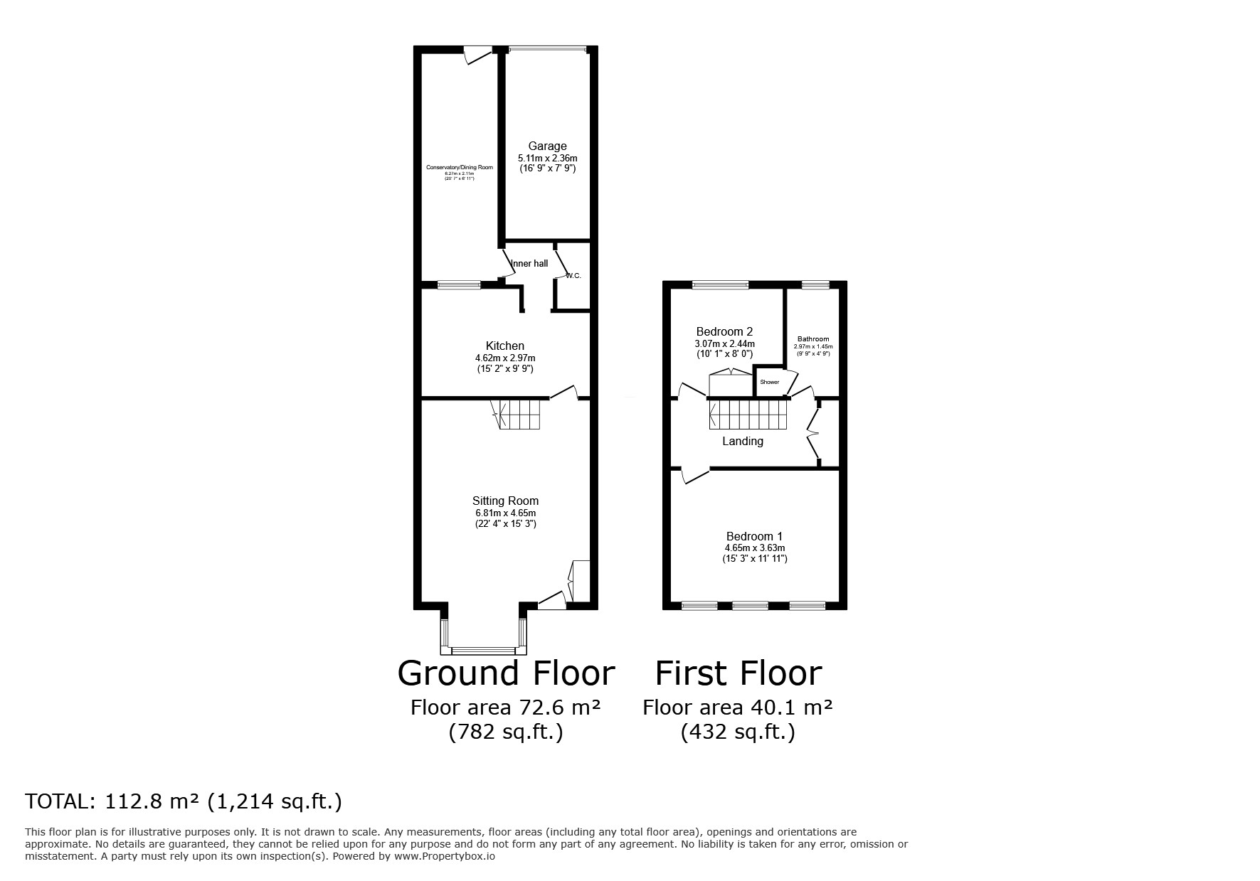 19B,, The Groves, Cheshire floorplan
