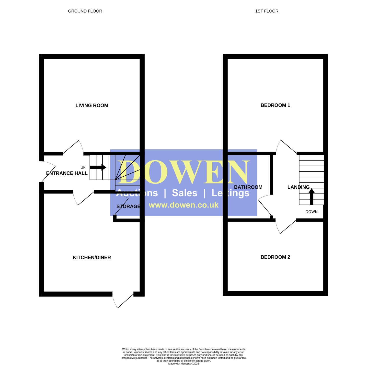 60, Manor Way, Peterlee floorplan