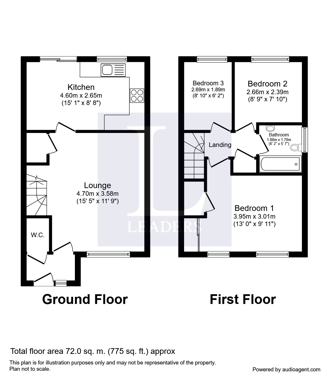 3 Bedrooms Semi-detached house to rent in Alexandra Gardens, Knaphill, Surrey GU21