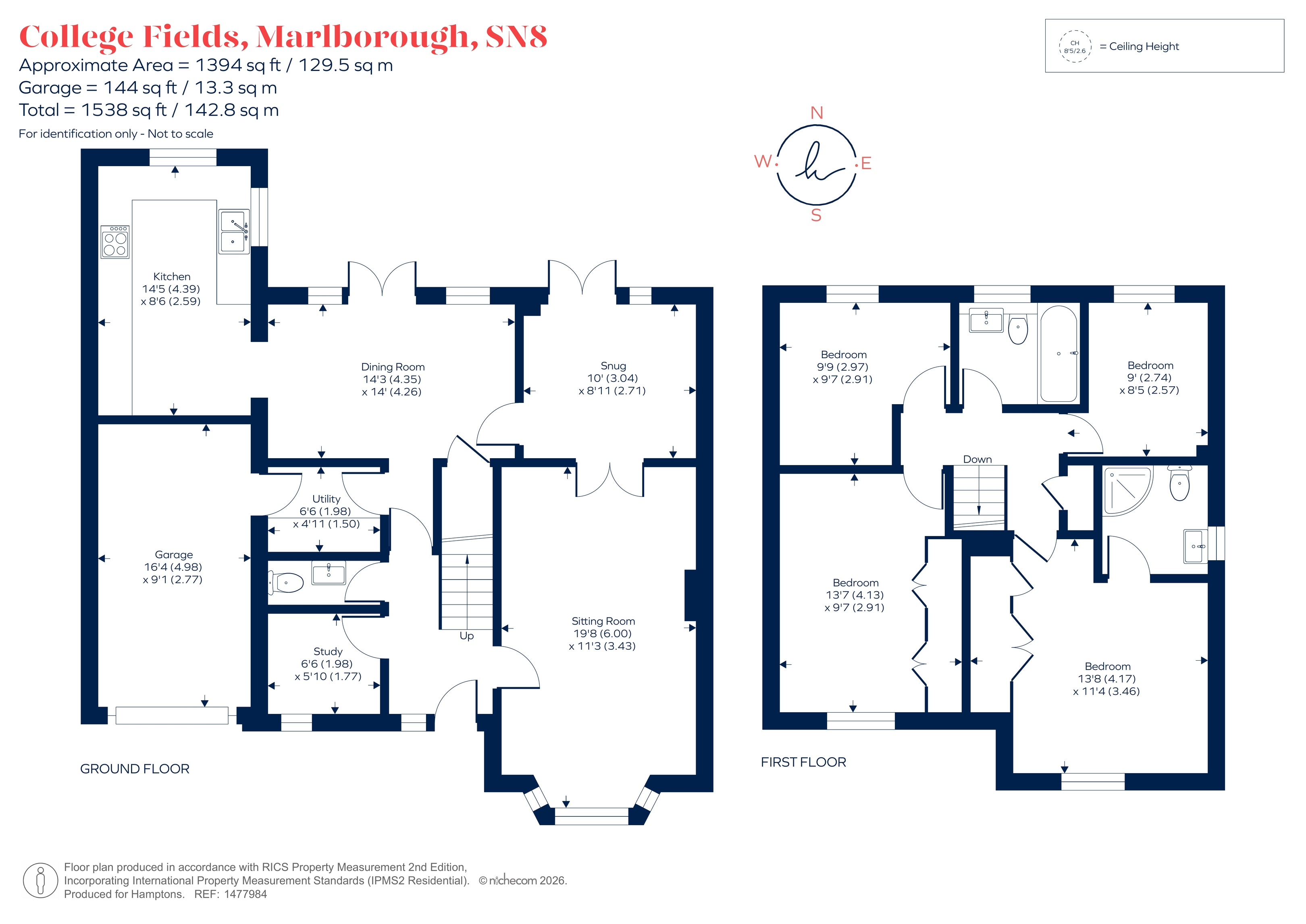 8, College Fields, Marlborough floorplan
