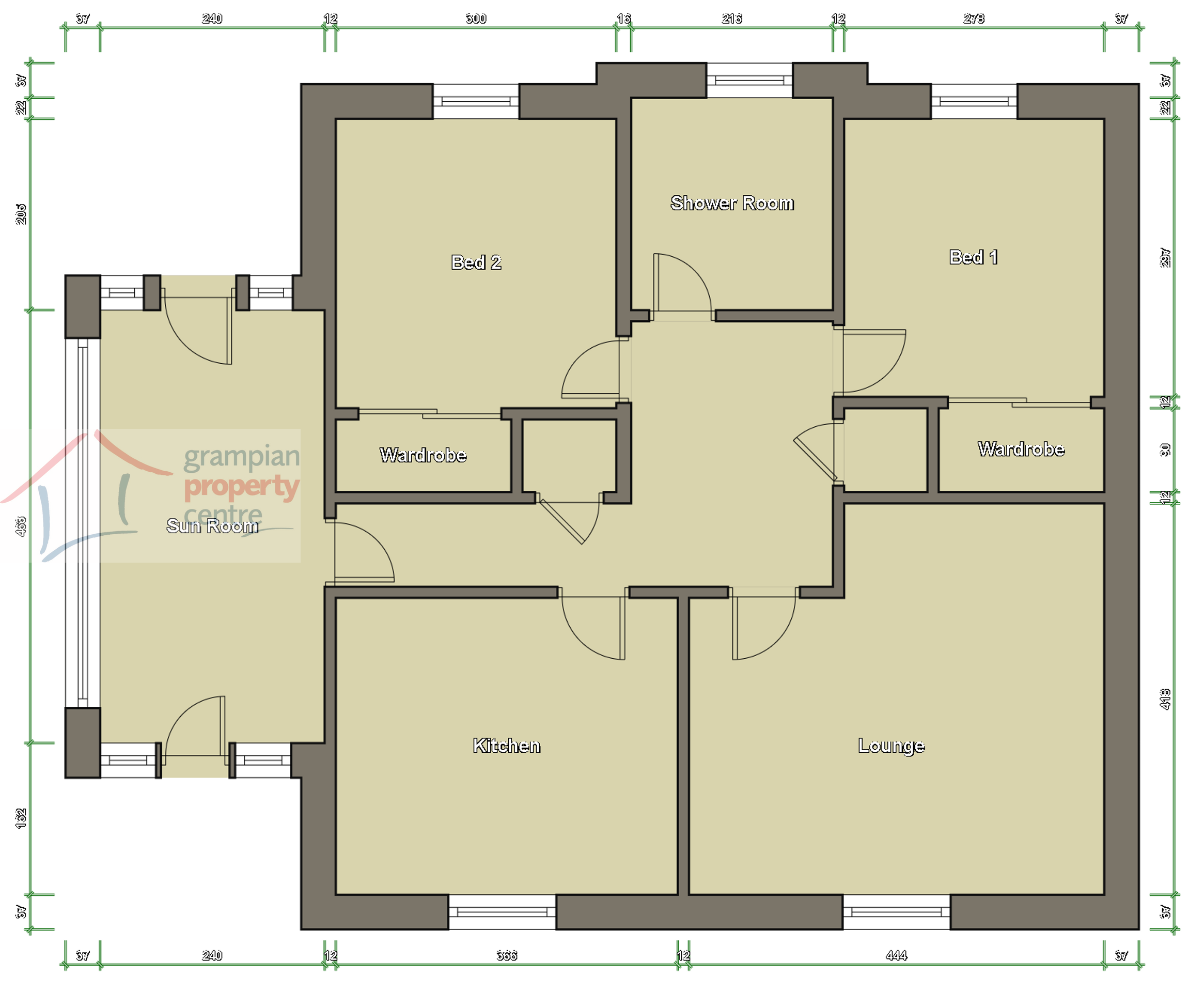 12 Springfield Gardens, Elgin floorplan