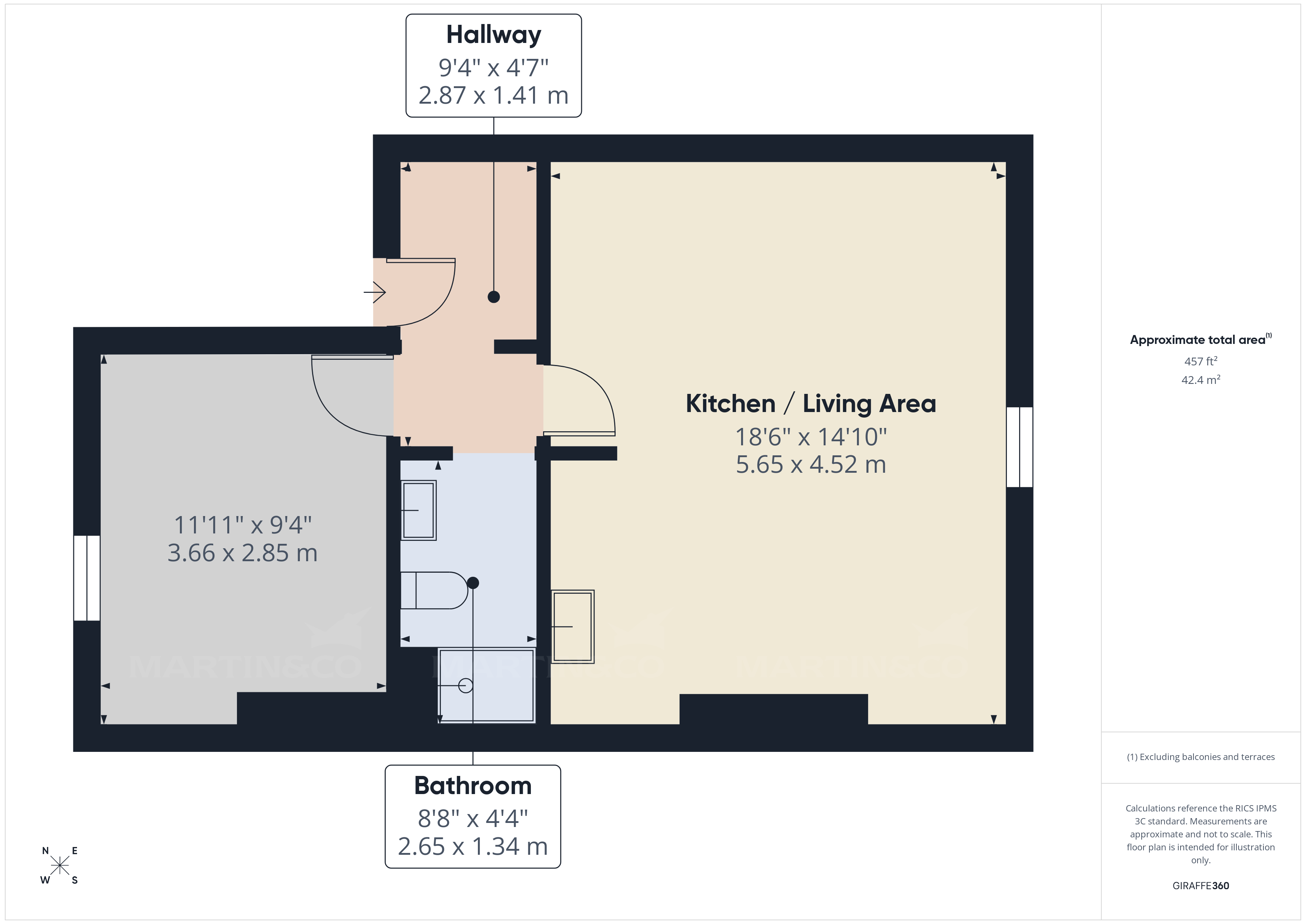 Flat 3, 222, Balby Road, Doncaster floorplan