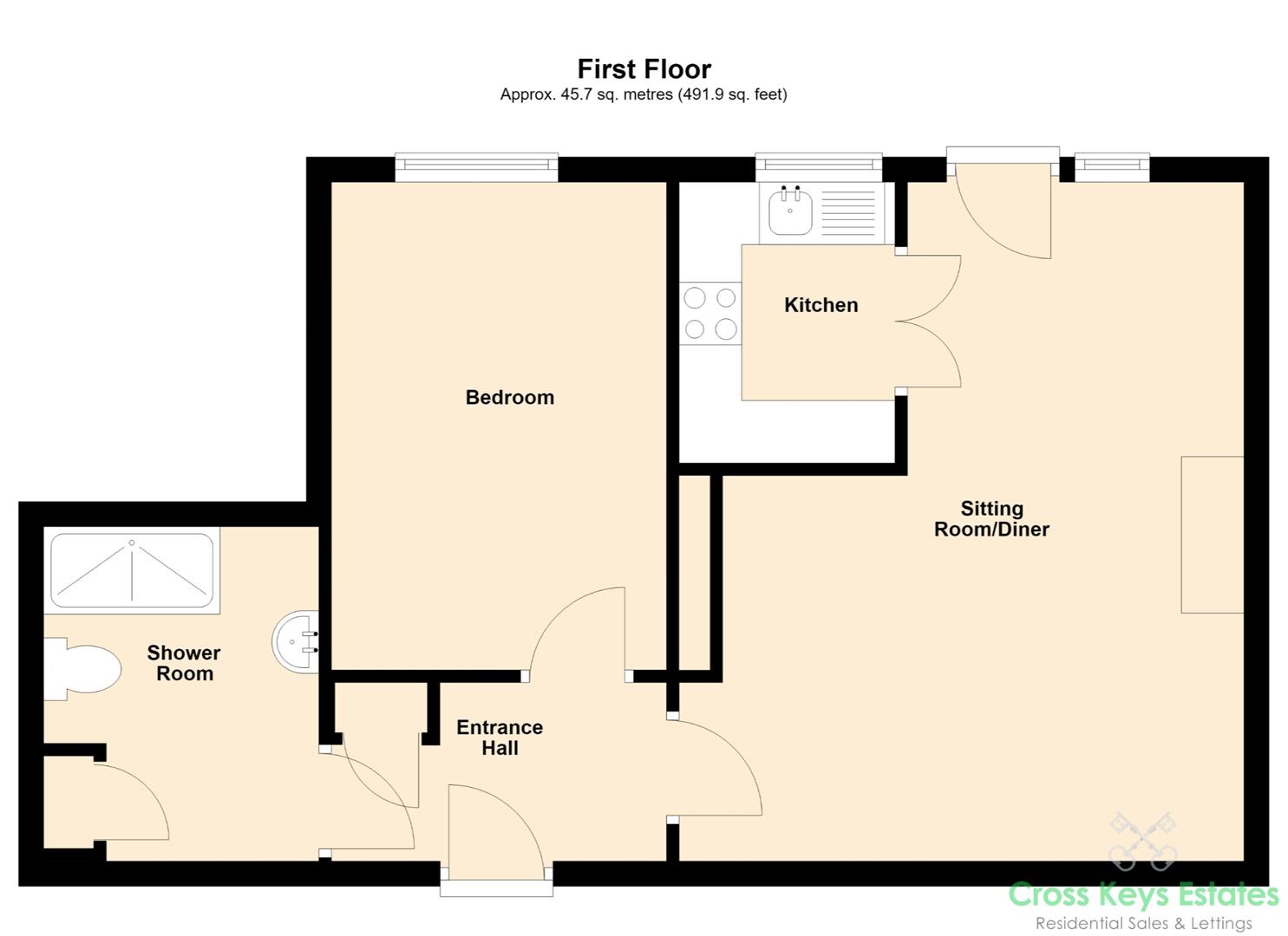 37 Grosvenor Court, Western Road, Ivybridge floorplan