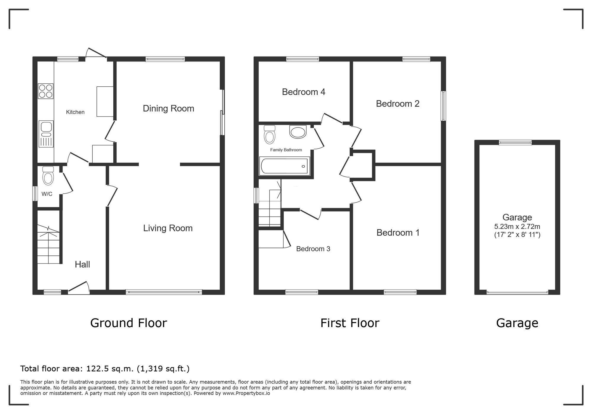 28 Rosedale Close, Crawley floorplan