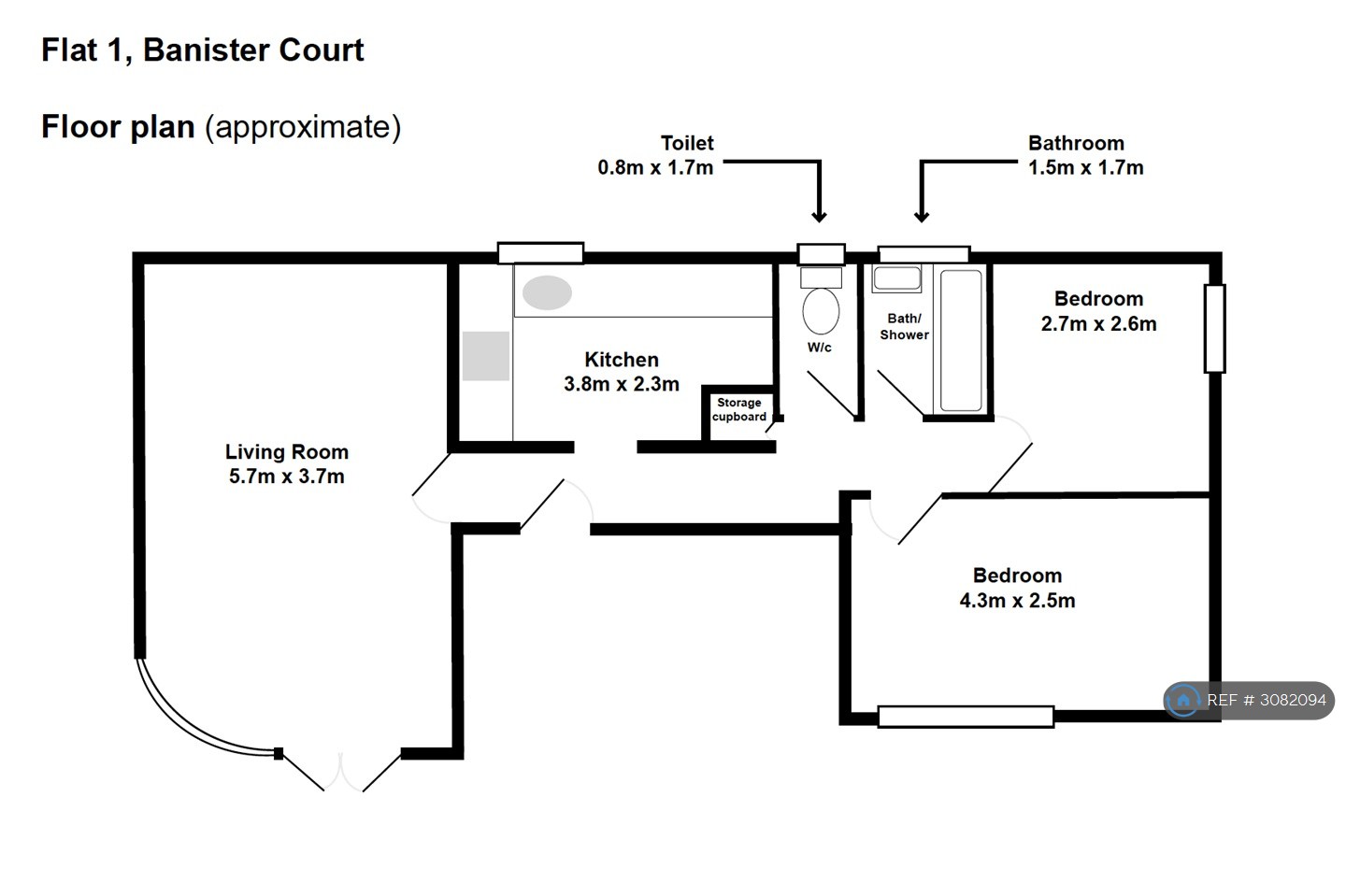 Bannister Court Court Road, Southampton floorplan