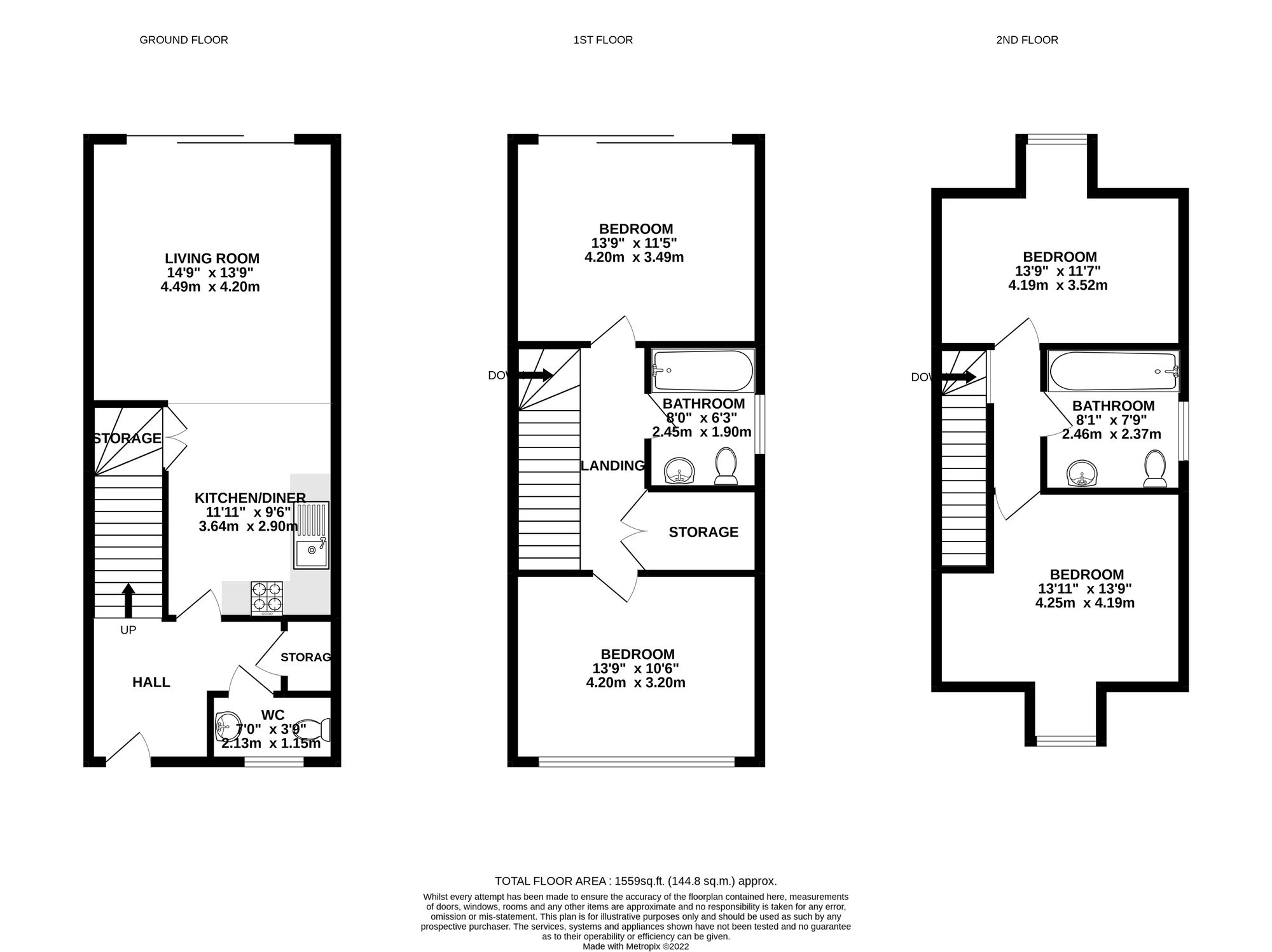 5c Croham Valley Road, South Croydon floorplan