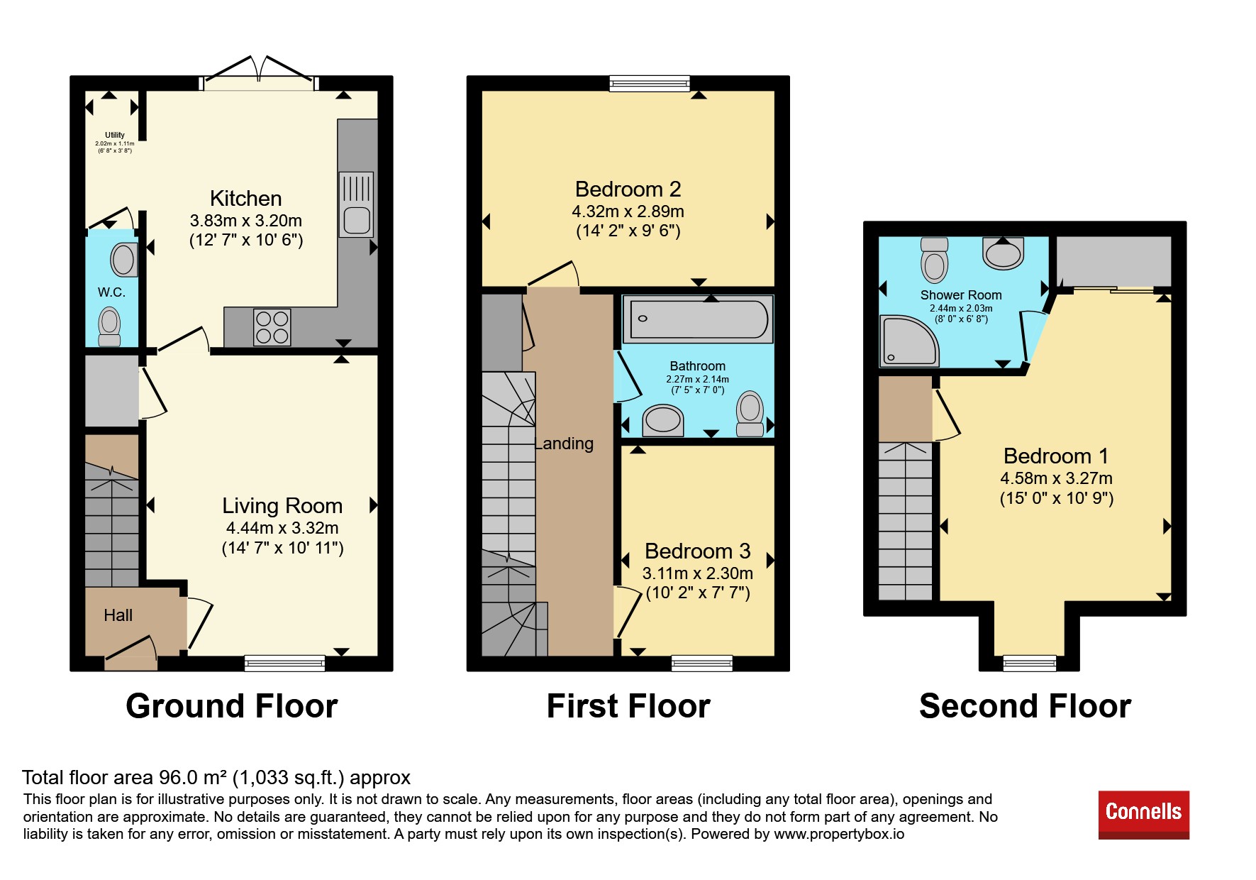 40, Bellona Way, COLCHESTER floorplan