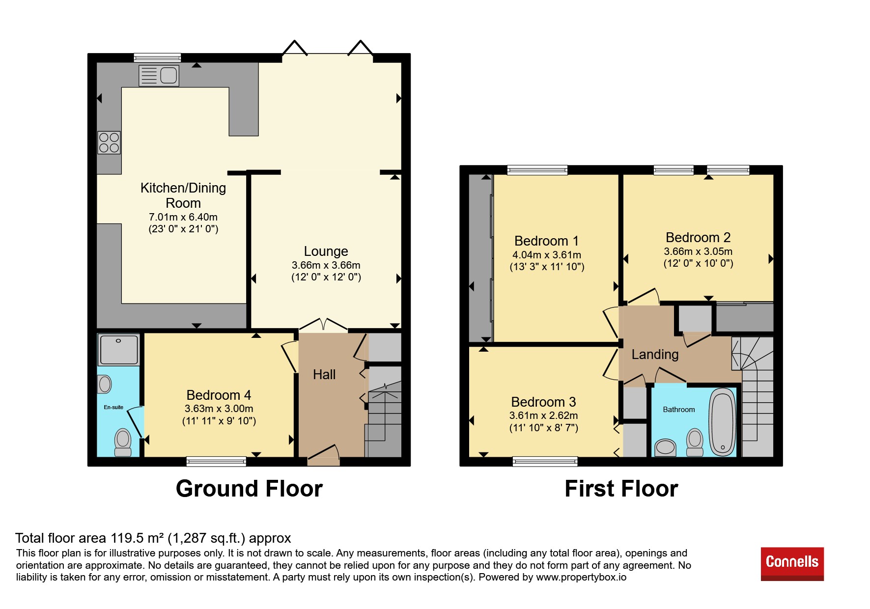 61, Briars Wood, Hatfield floorplan