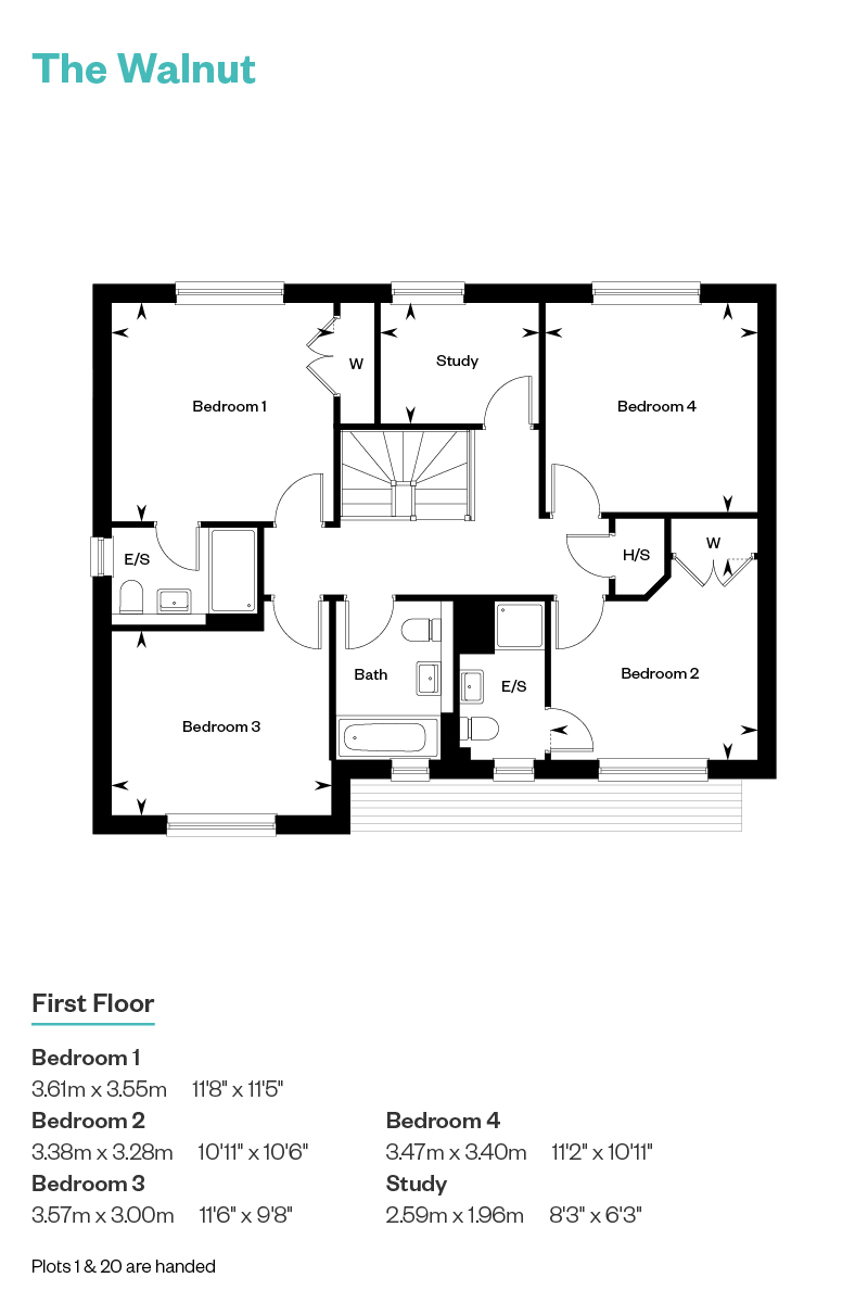 1, Front Road, Woodchurch, Tn26 3Sf floorplan