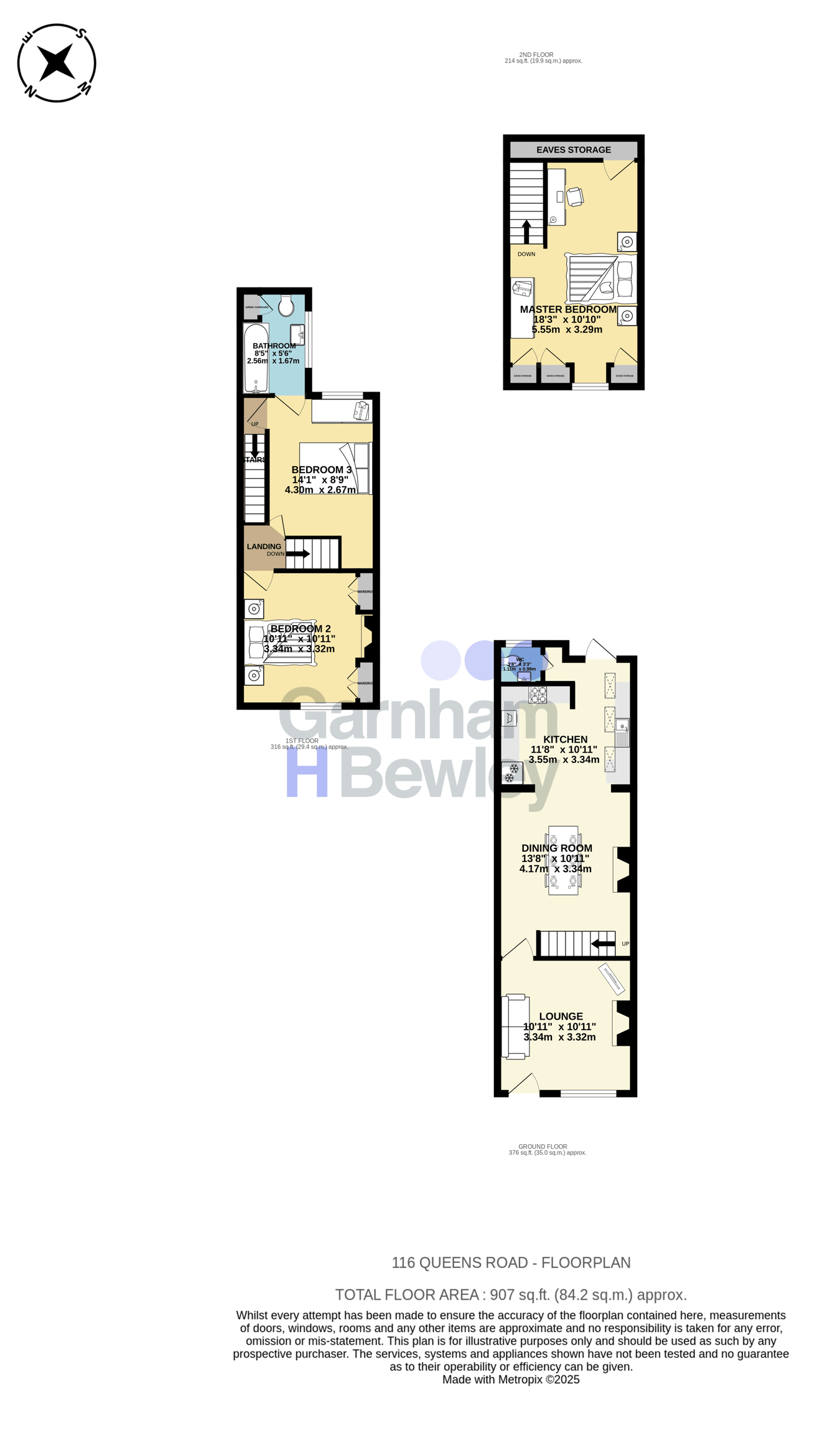116, Queens Road, East Grinstead floorplan