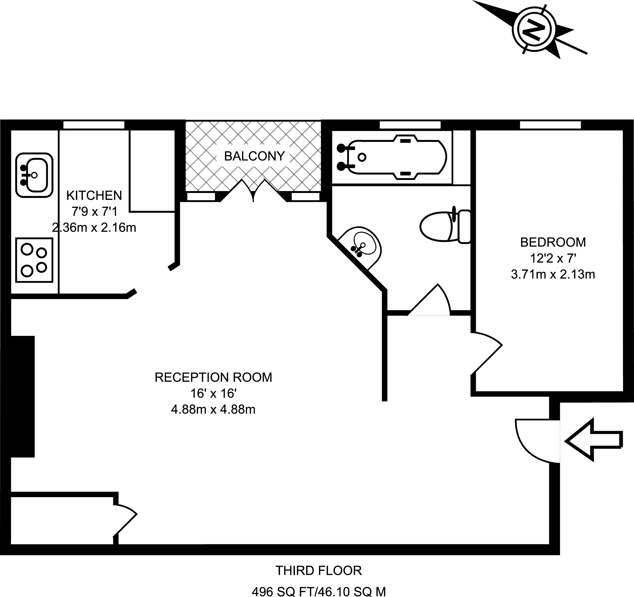 1 Bedrooms Flat to rent in Northwick Terrace, St John's Wood NW8