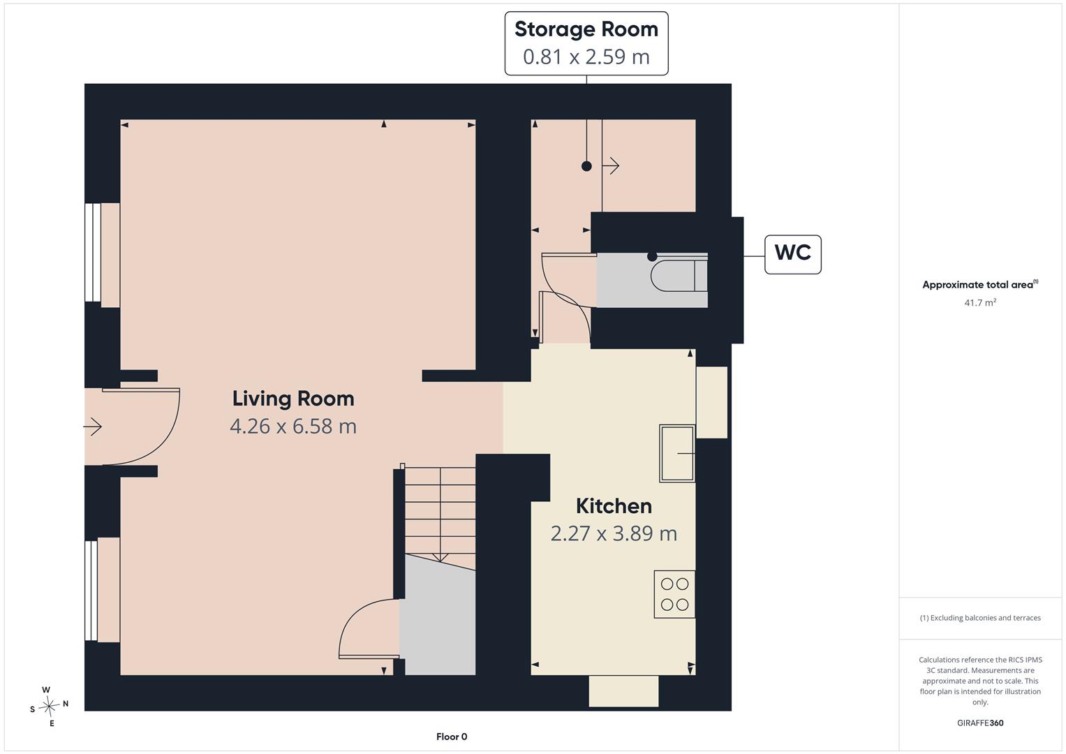 5, Britannia Row, Ilfracombe floorplan