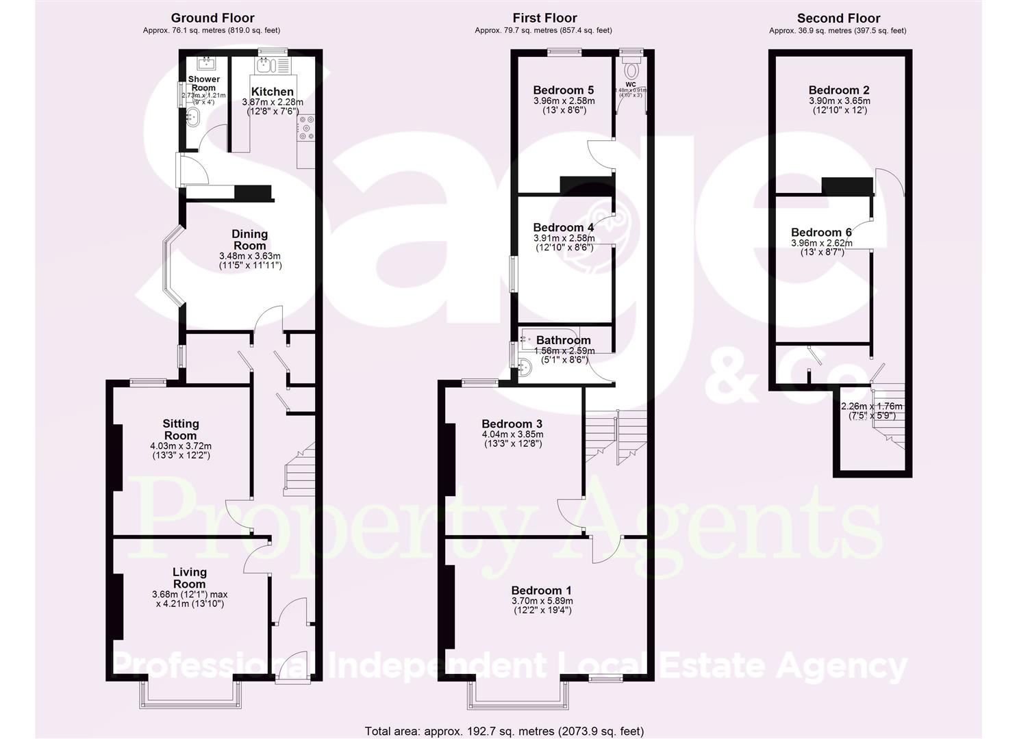 8, Fields Park Road, Newport floorplan
