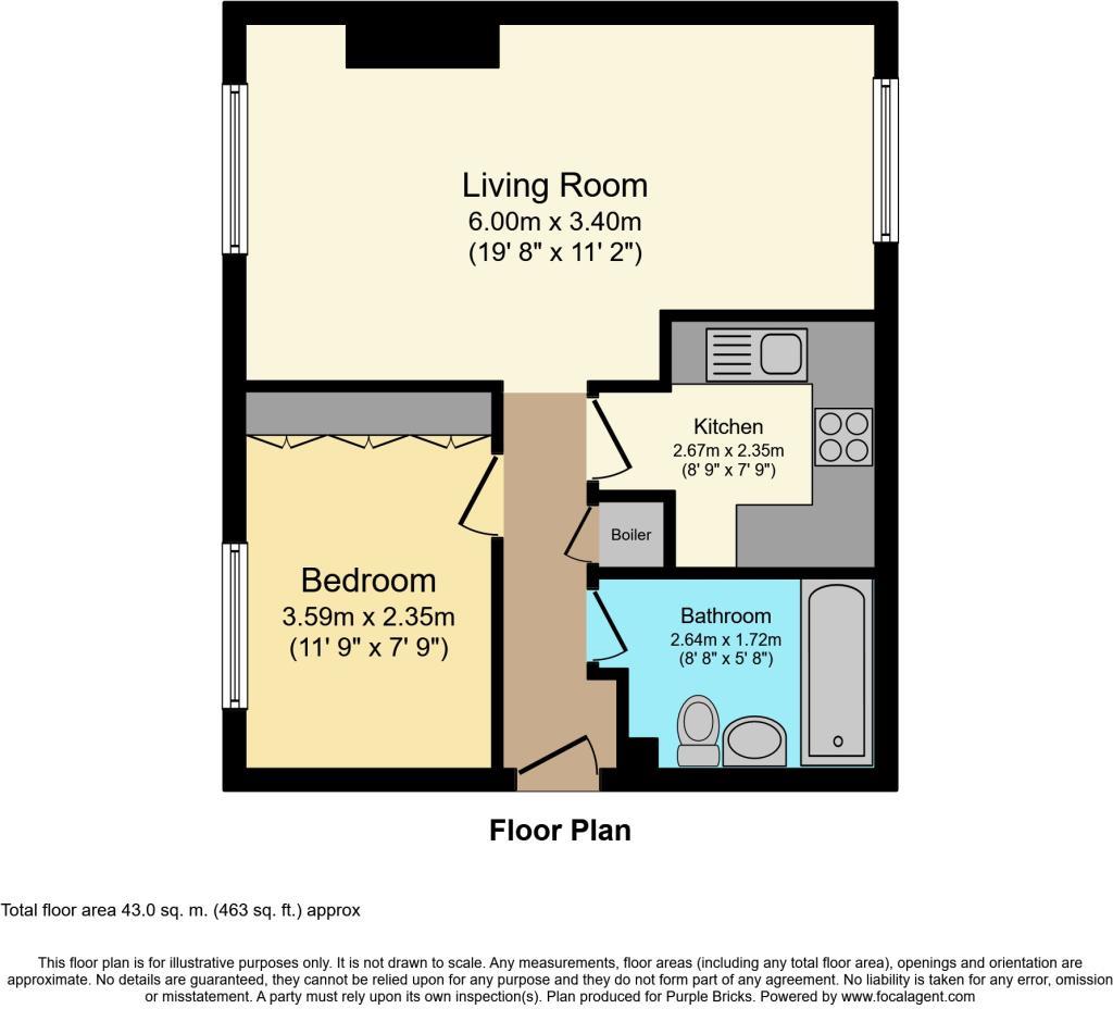 Flat 11 Sovereign Court, Gresham Close, Brentwood floorplan