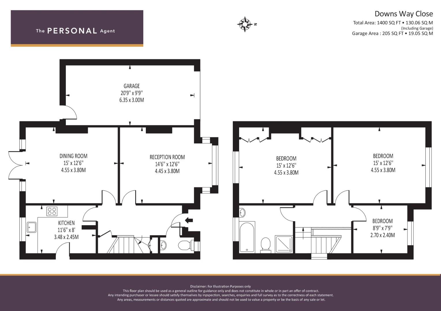 23, Downs Way Close, Tadworth floorplan