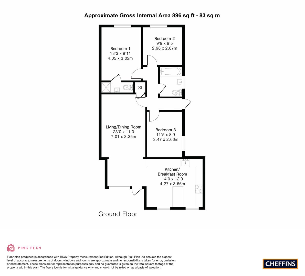11, Meadowcroft, Stretham floorplan