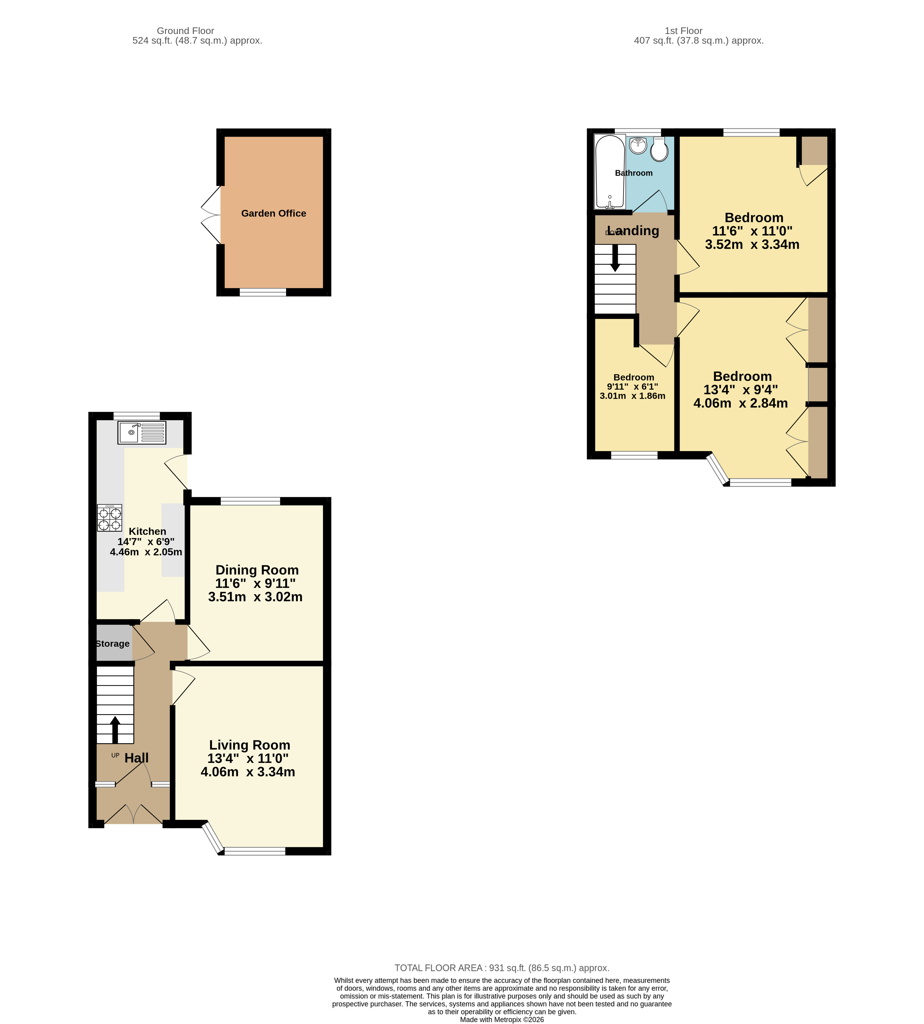 Church Road, Bristol floorplan
