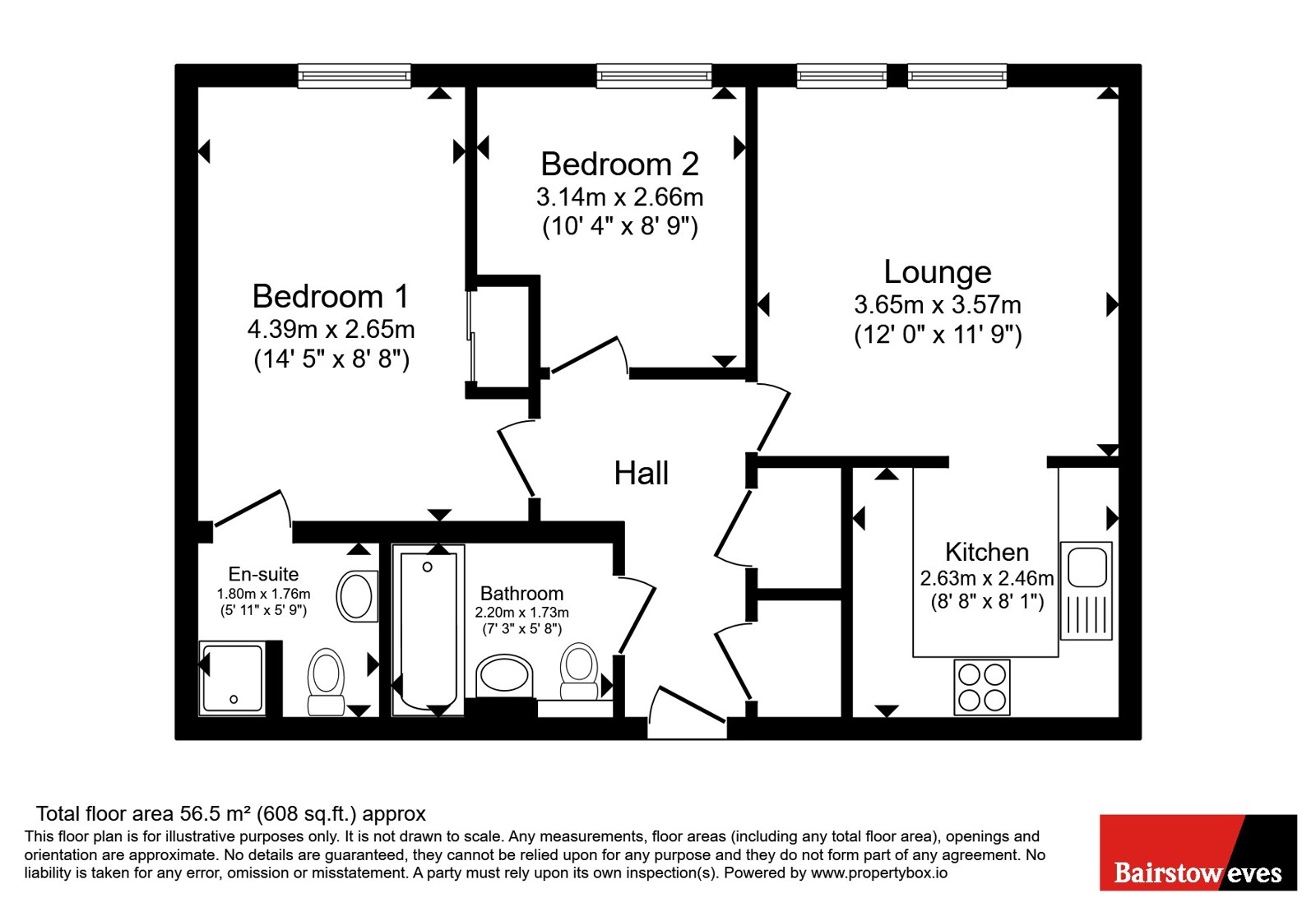 40 The Meads,, Ongar Road, Essex floorplan
