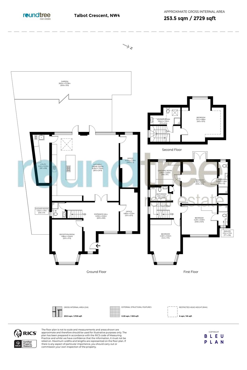 Talbot Crescent, Hendon floorplan