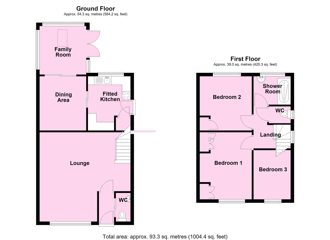 60, Grass Acres, Leicester floorplan