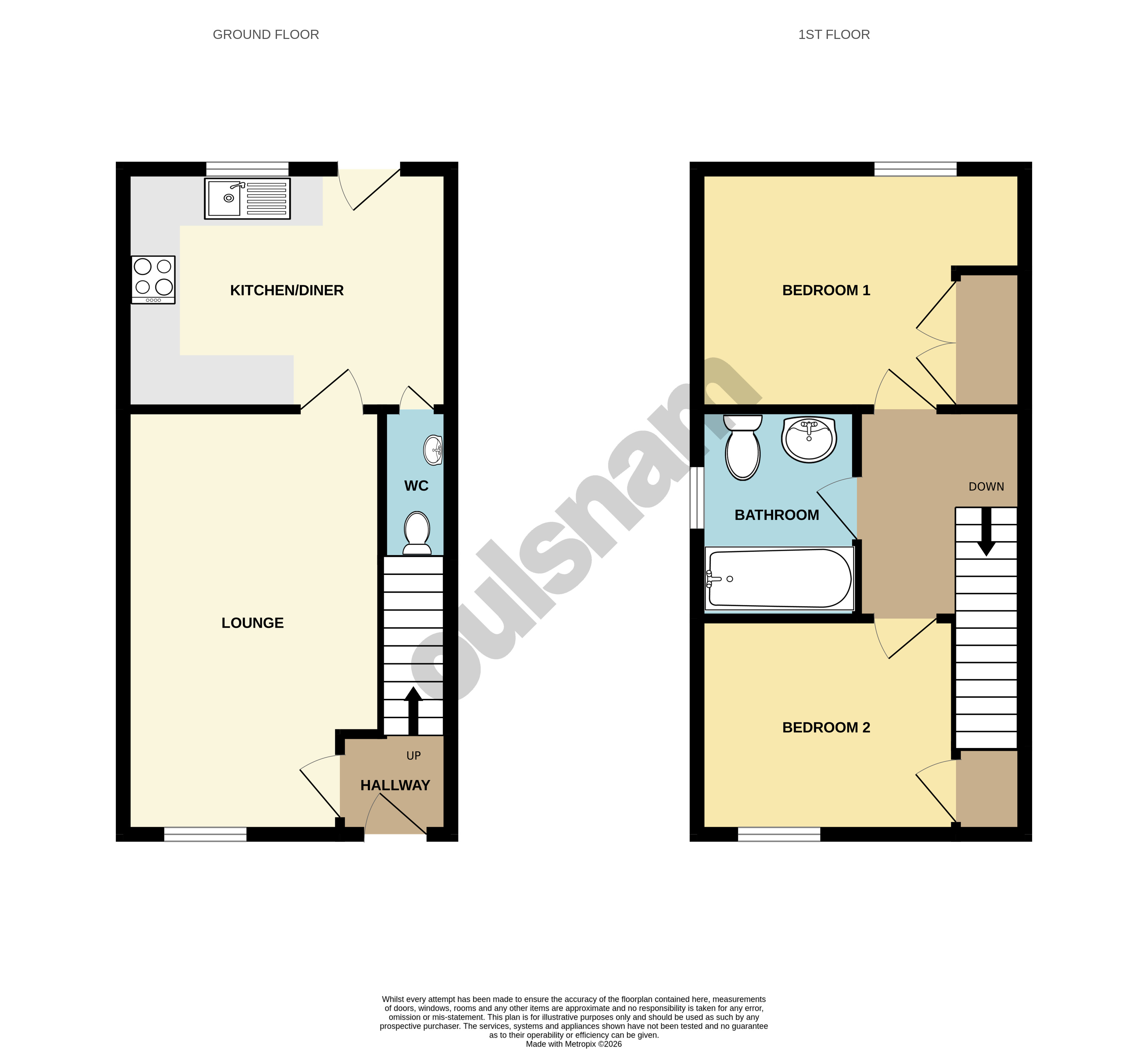 5, Mitchell Road, Droitwich floorplan
